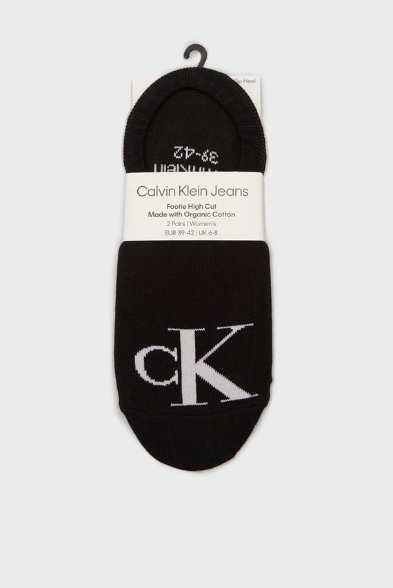 Следы CKJ WOMEN FOOTIE HIGH CUT 2P MONO