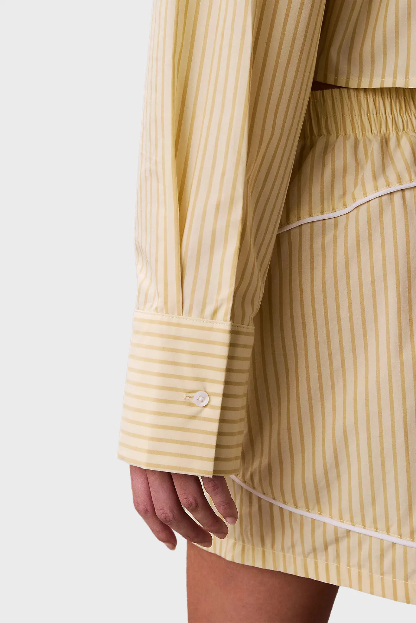 Ночная рубашка CK GRAPHIC CROPPED POPLIN SHIRT 6