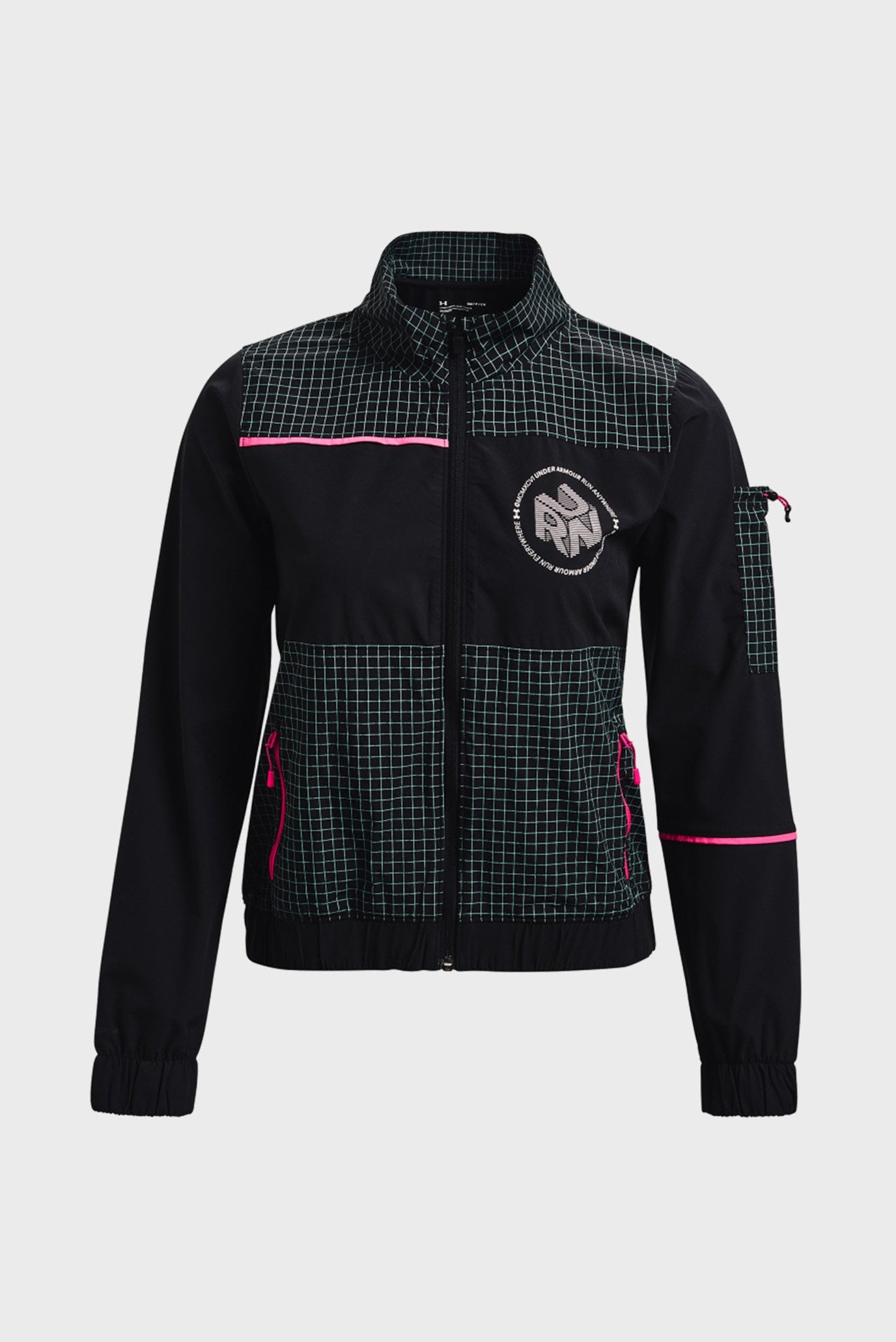 Женская черная ветровка UA Run Anywhere STORM Jacket 5