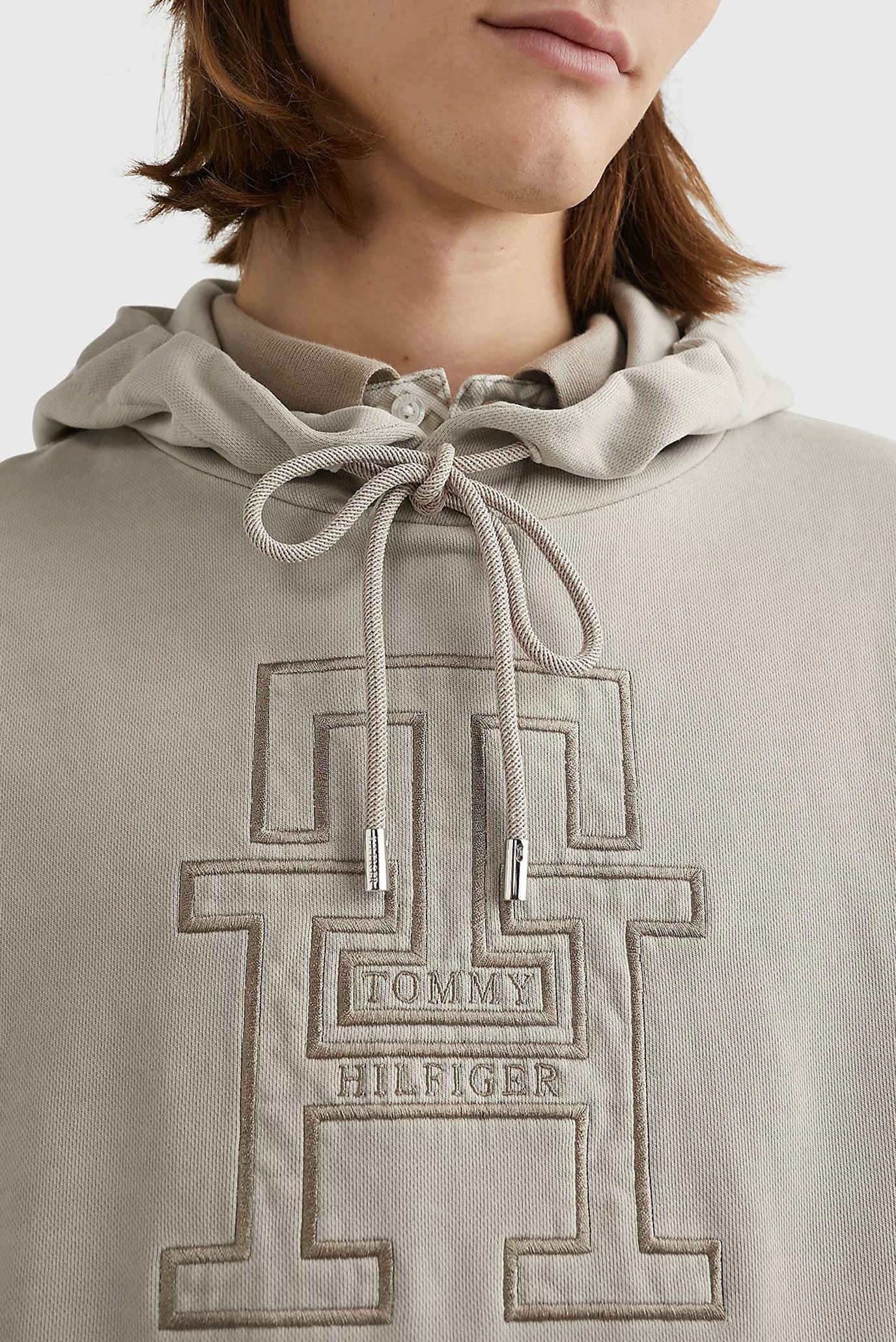 Мужское бежевое худи IMD GARMENT DYE 4