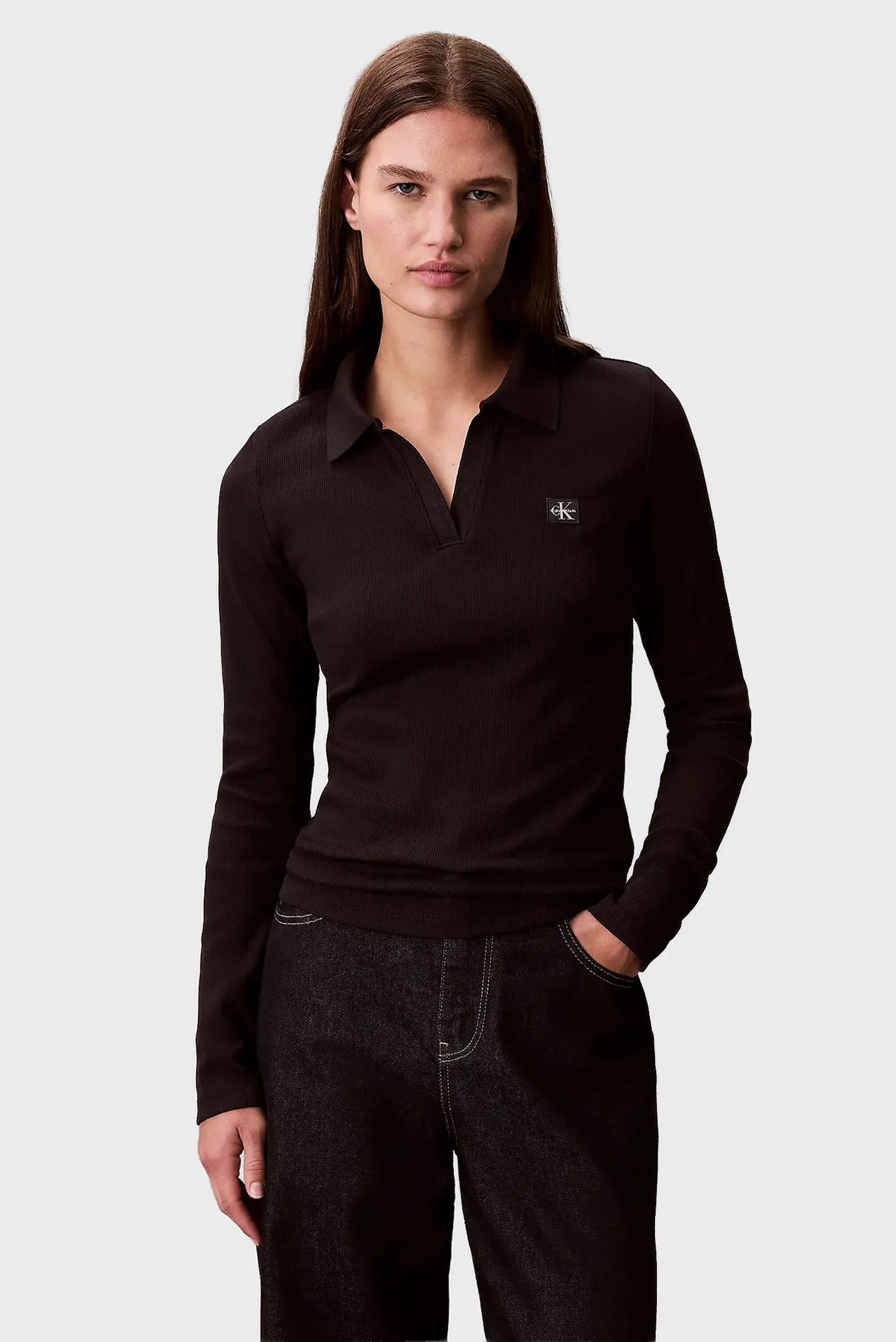 Лонгслив LS WOVEN LABEL 2X2 RIB JOHNNY CO 1