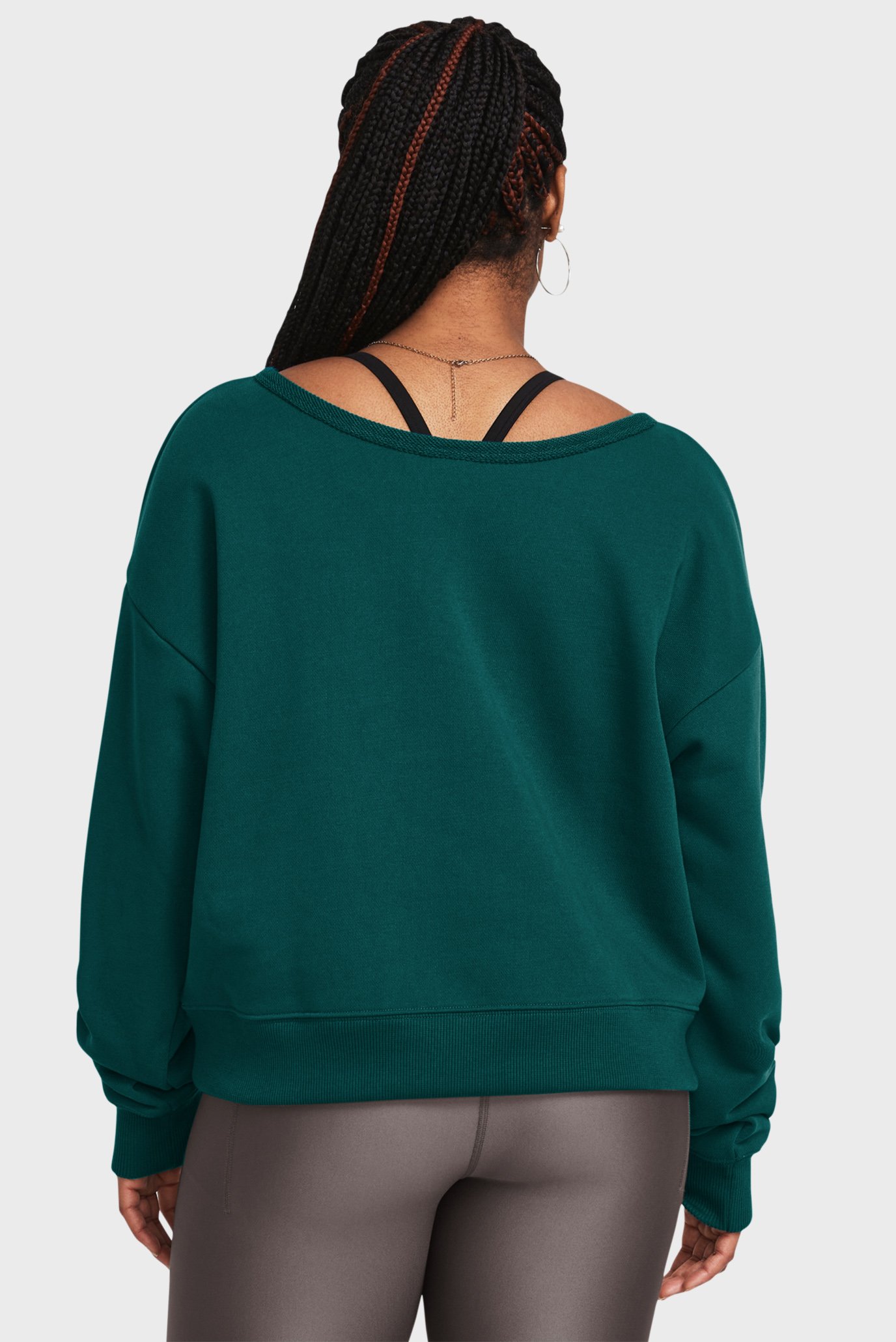 Женский зеленый свитшот Pjt Rck HW Terry LS Q1 2