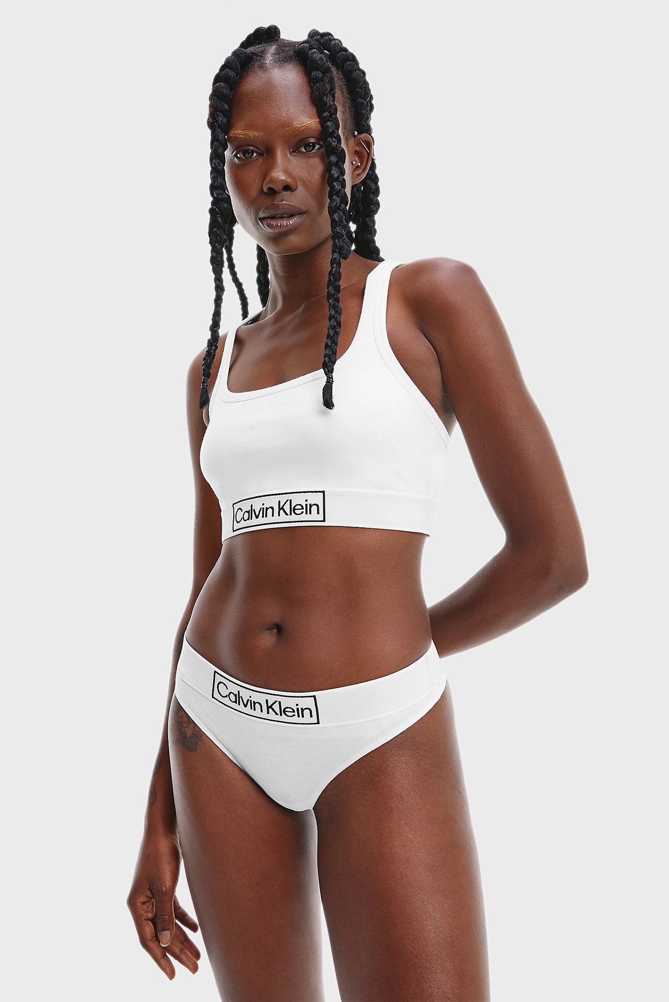 Женский белый бюстгальтер UNLINED BRALETTE 5