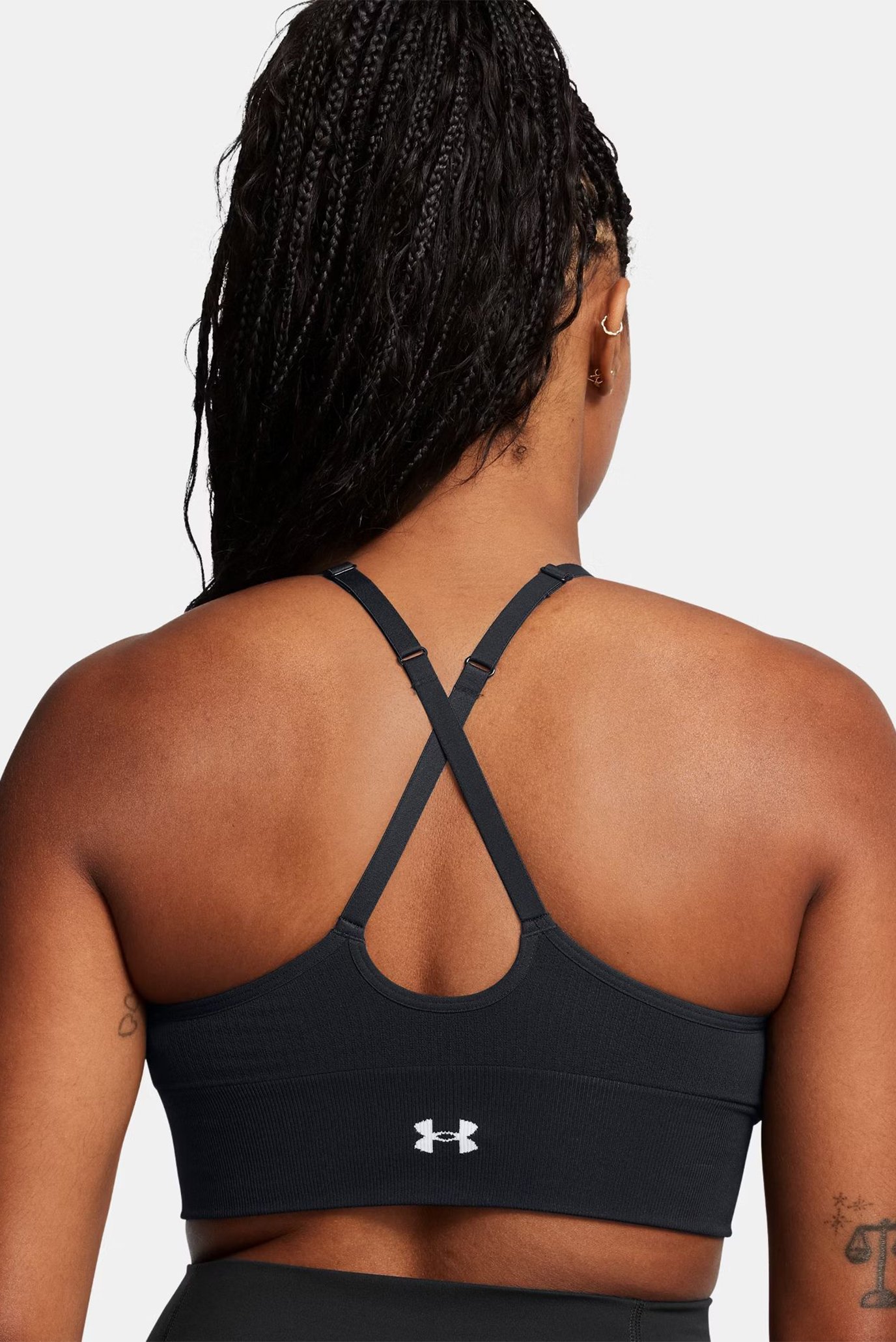 Женский черный топ Vanish Seamless Low BraUnder Armour Женский черный топ Vanish Seamless Low Bra 8