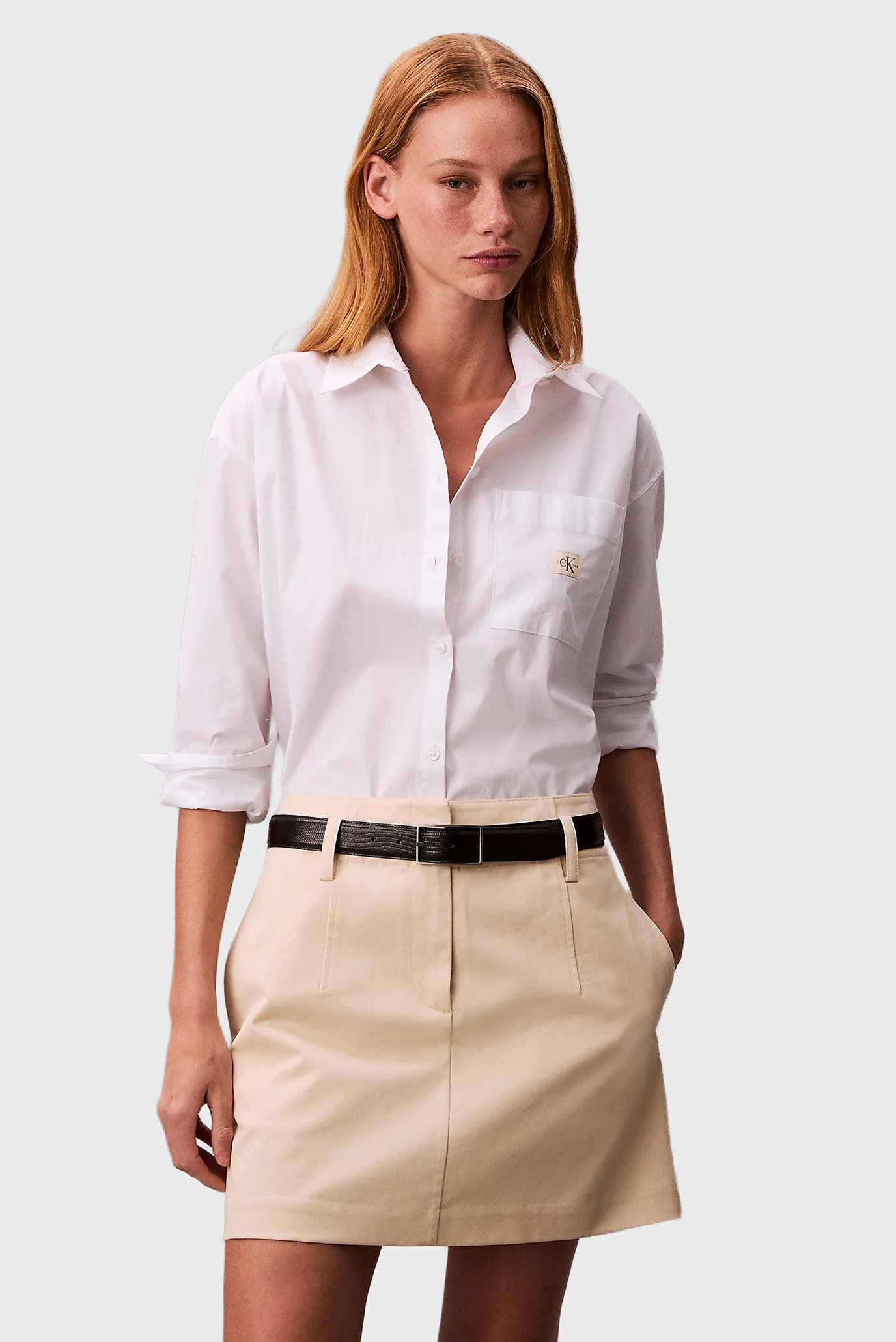 Юбка COTTON CHINO MINI SKIRT 5