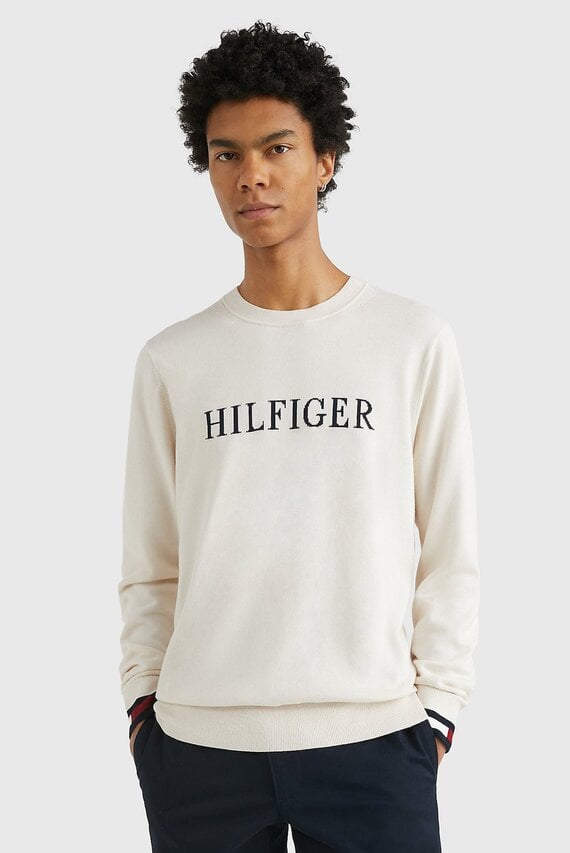 Свитер HILFIGER FLAG CUFF CREW NECK