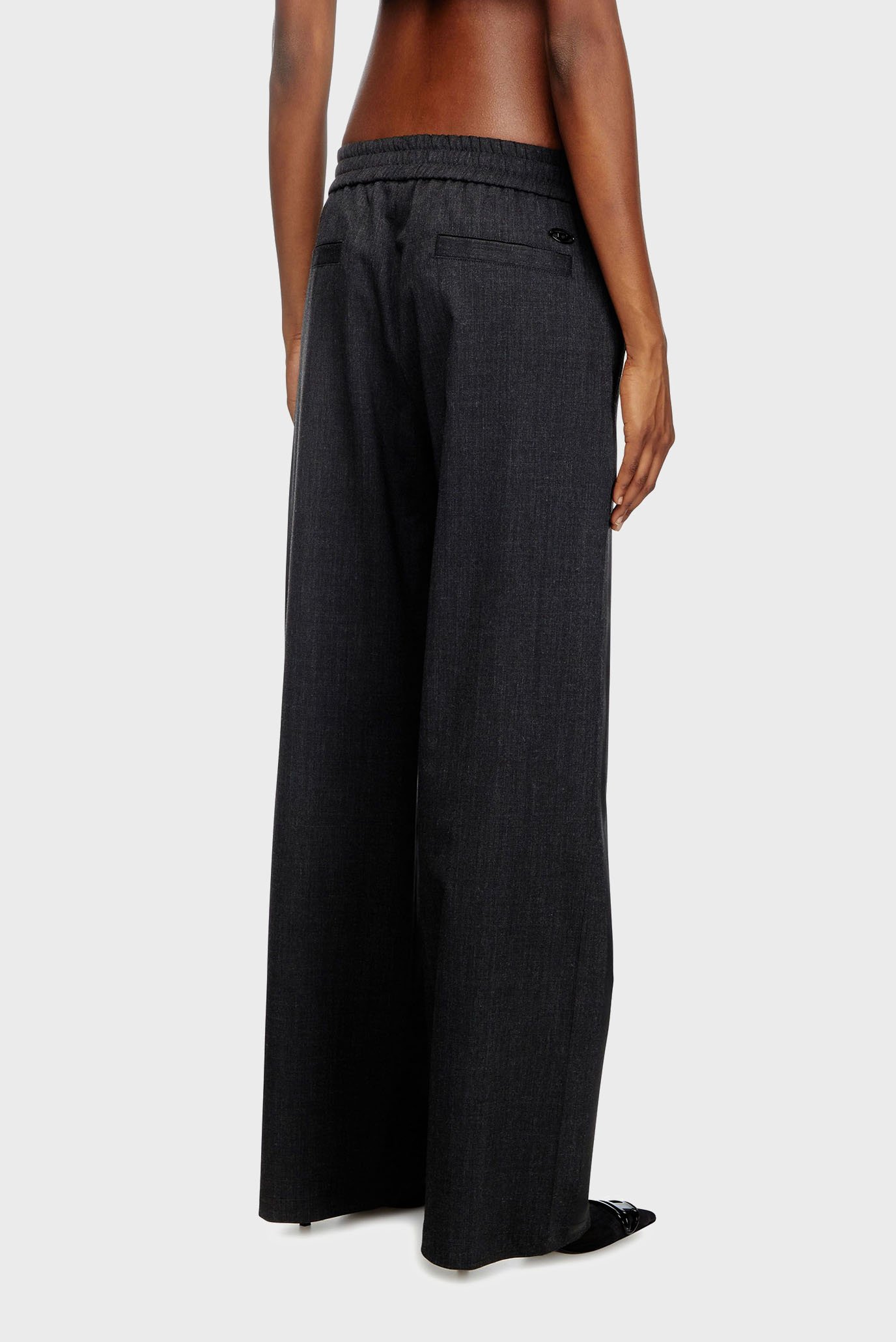 Женские черные брюки P-DREY 2