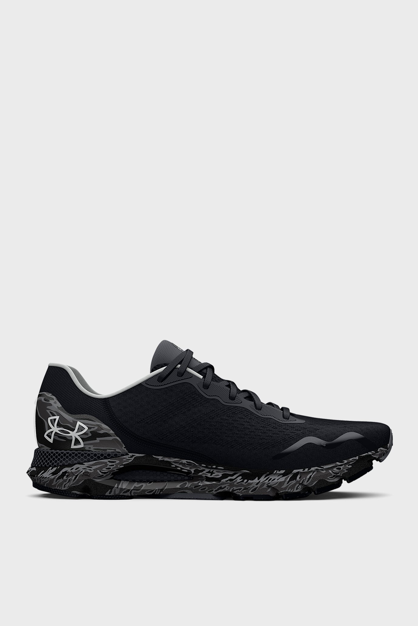 Мужские черные кроссовки UA HOVR Sonic 6 Camo 1