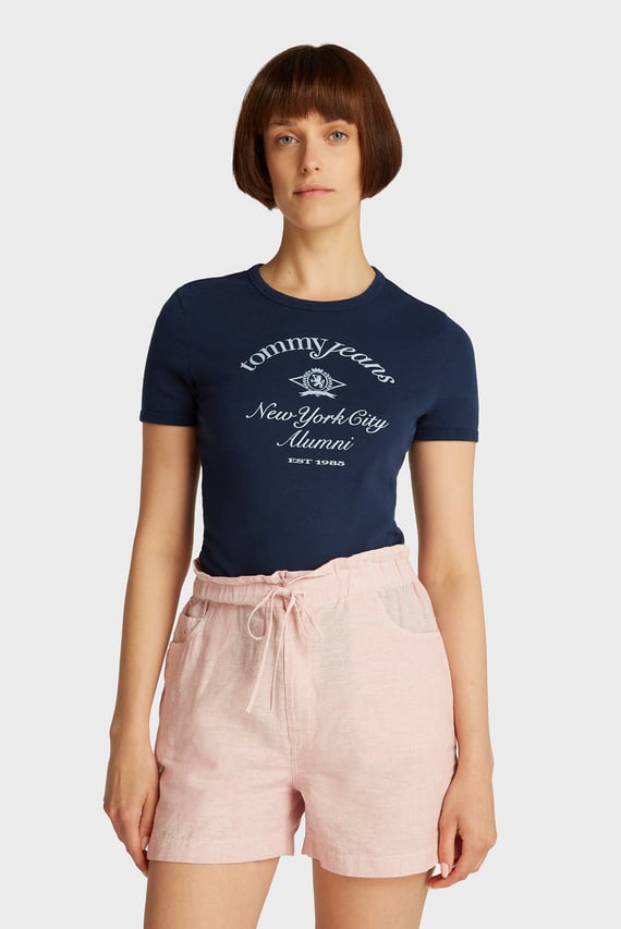 Футболка TJW SLIM CREST NYC RINGER TEE