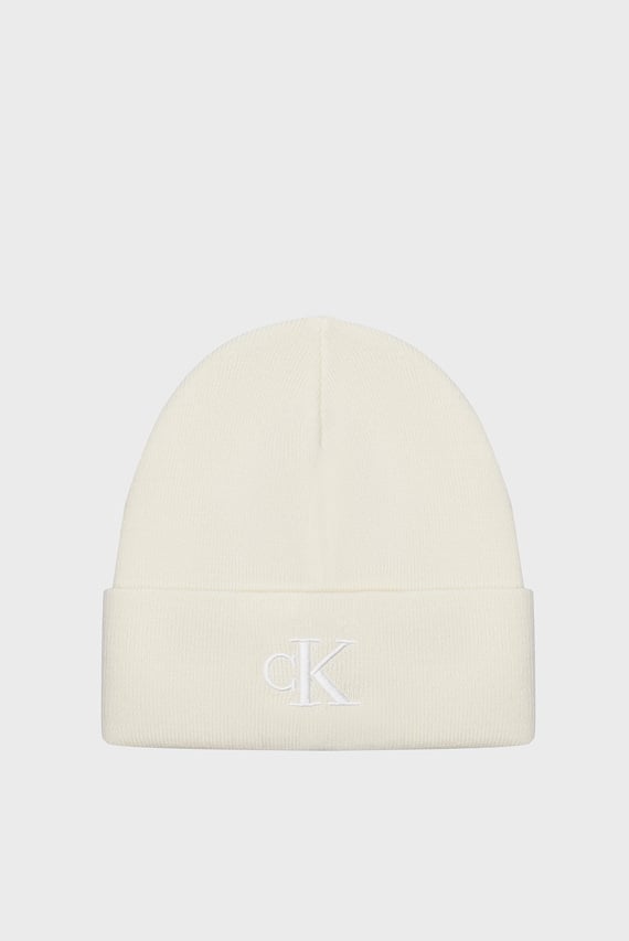 Женская бежевая шапка MONOGRAM EMBRO BEANIE