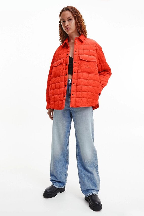 Куртка демисезонная QUILTED OVERSIZED LW SHACKET