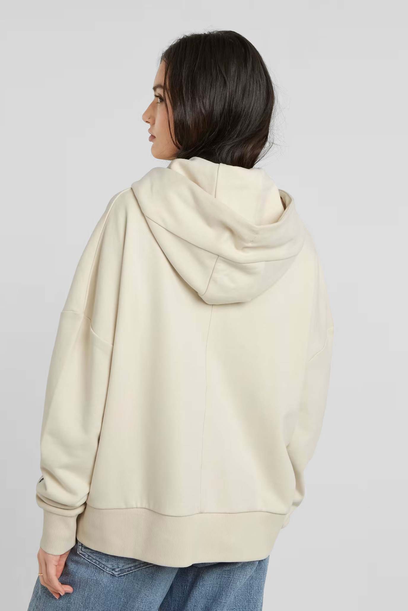 Женское белое худи Embro print ovs hdd sw wmn 3