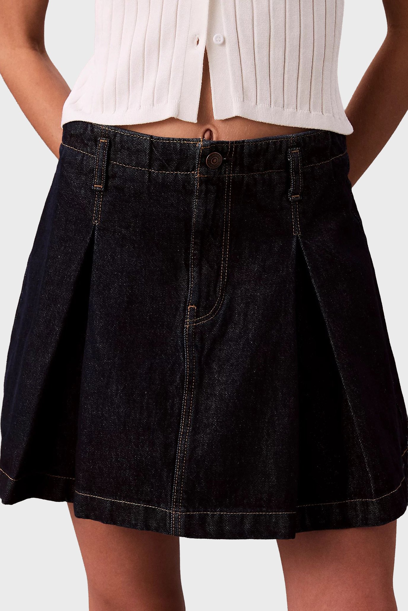 Юбка PLEATED DENIM SKIRT CK CLASSIC R 4