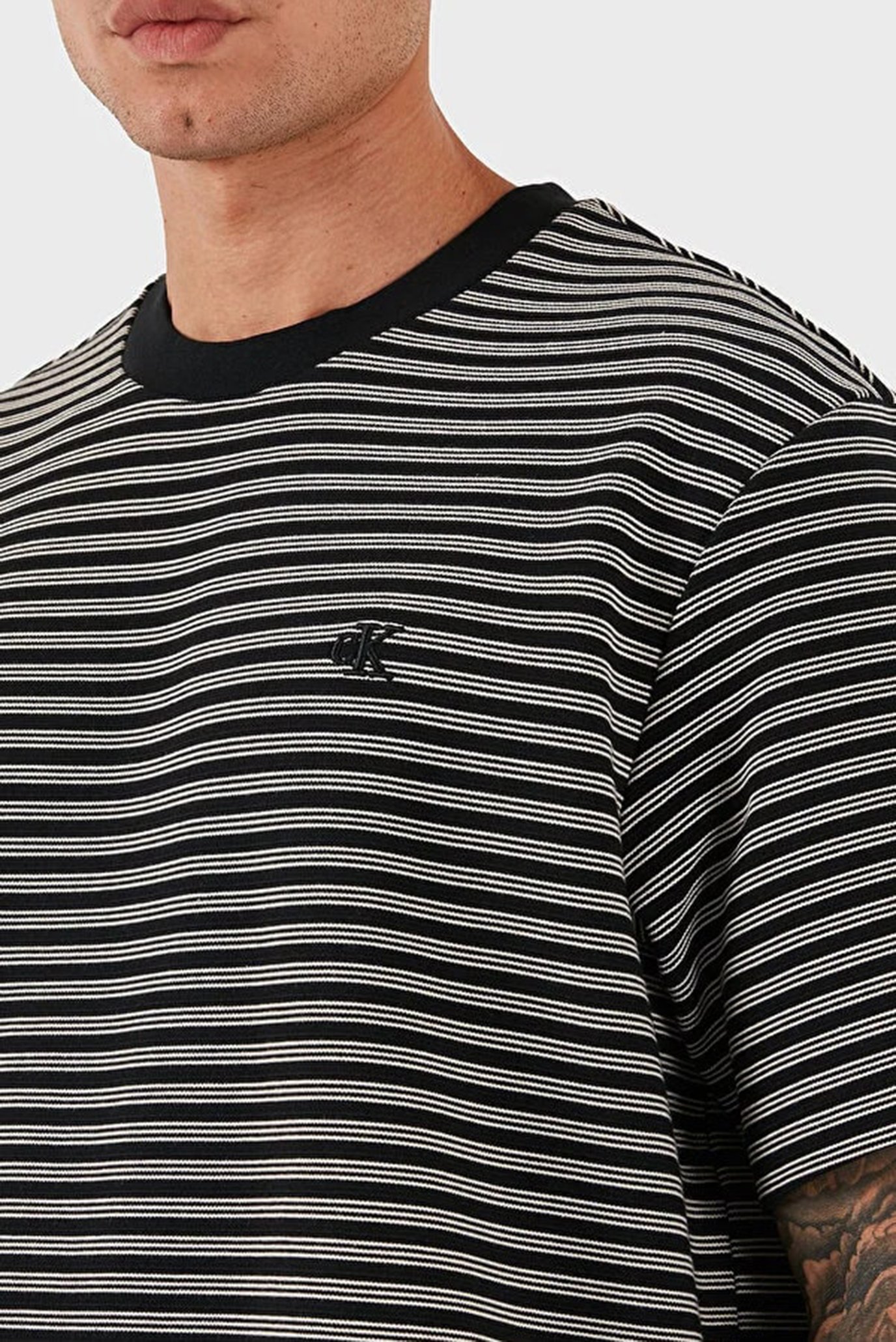 Футболка SS STRIPED OTTOMAN TEECalvin Klein Футболка SS STRIPED OTTOMAN TEE 6