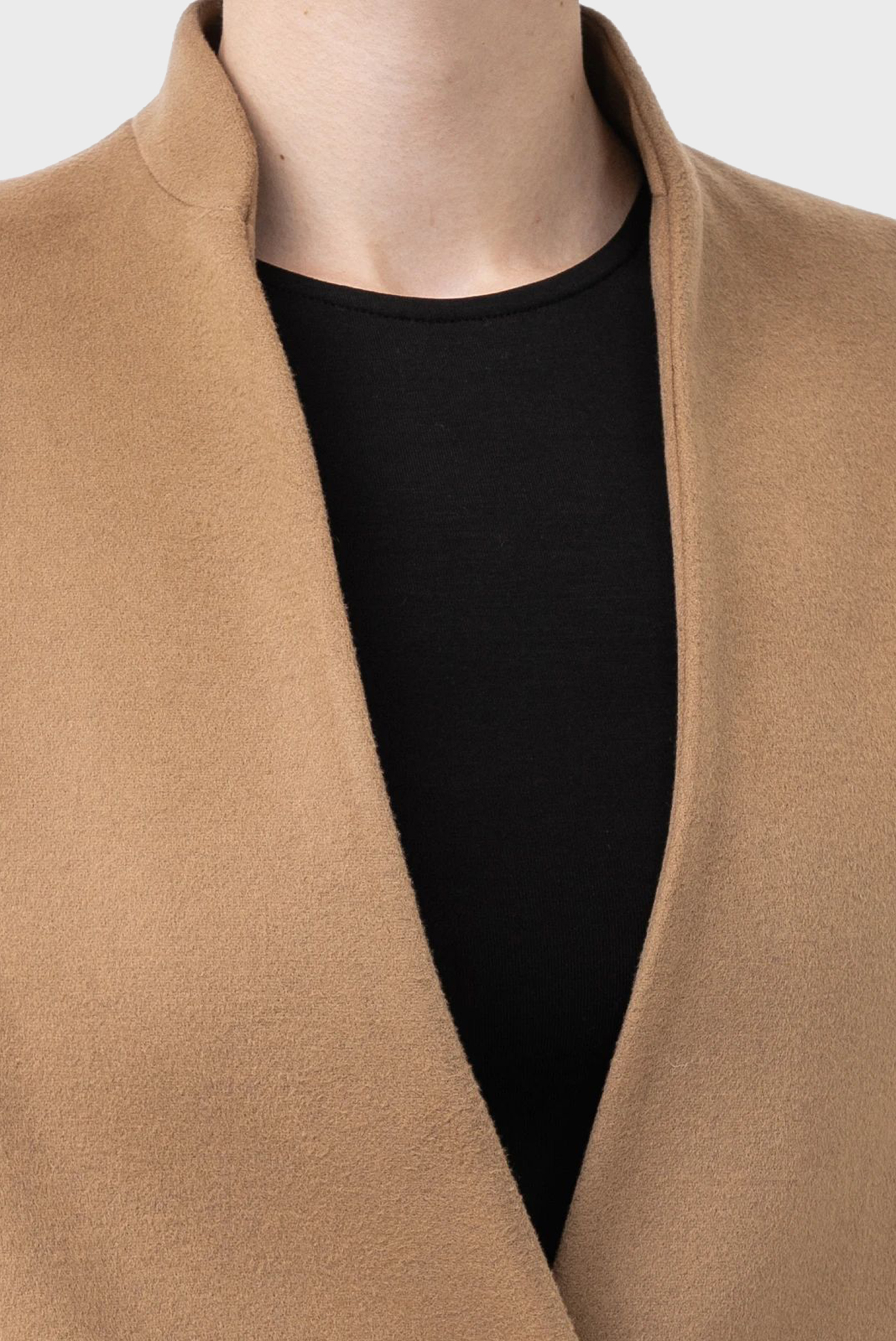 Женское бежевое шерстяное пальто LIGHTWEIGHT 5