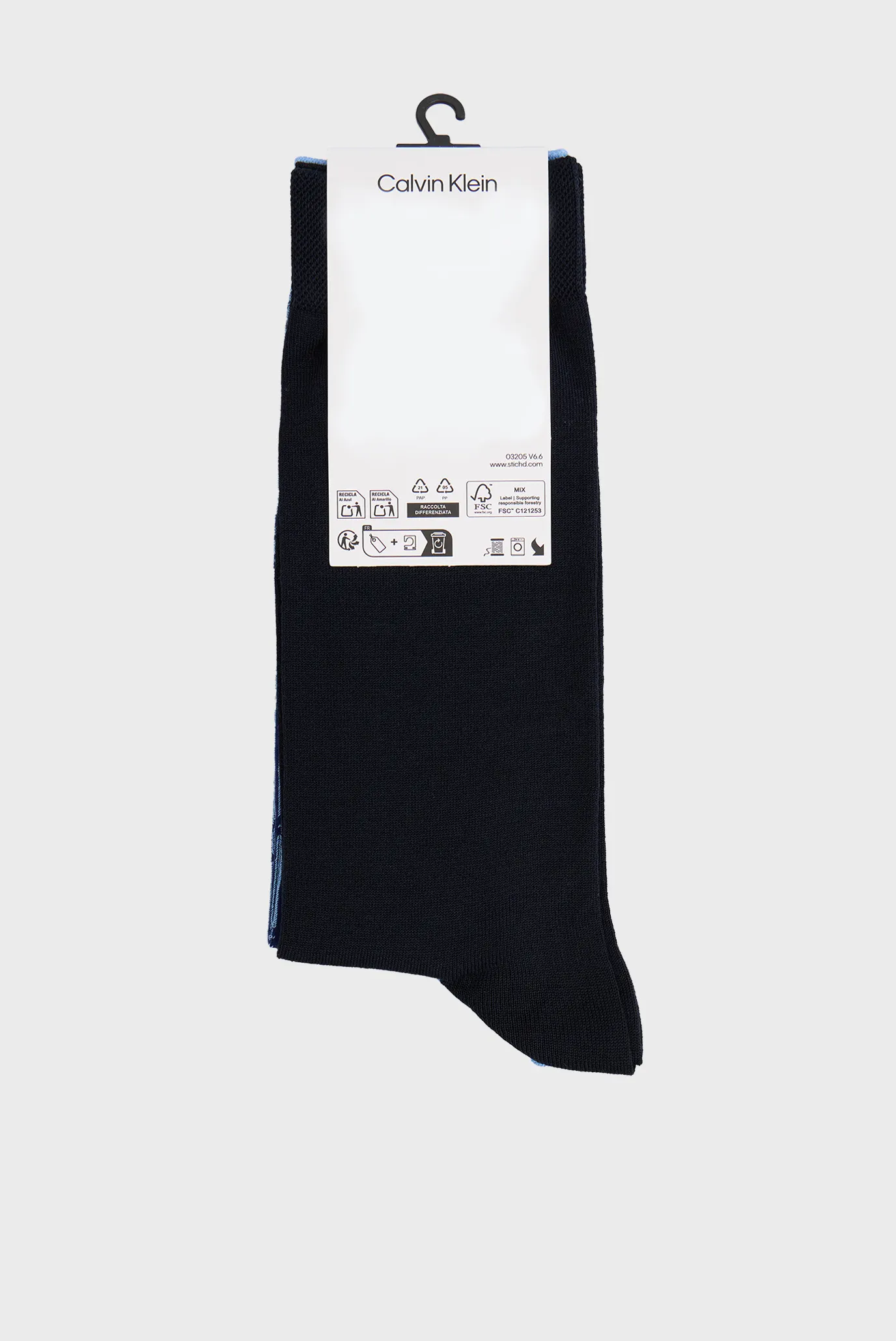 Носки CK MEN SOCK 2P EMBLEM AOP 3