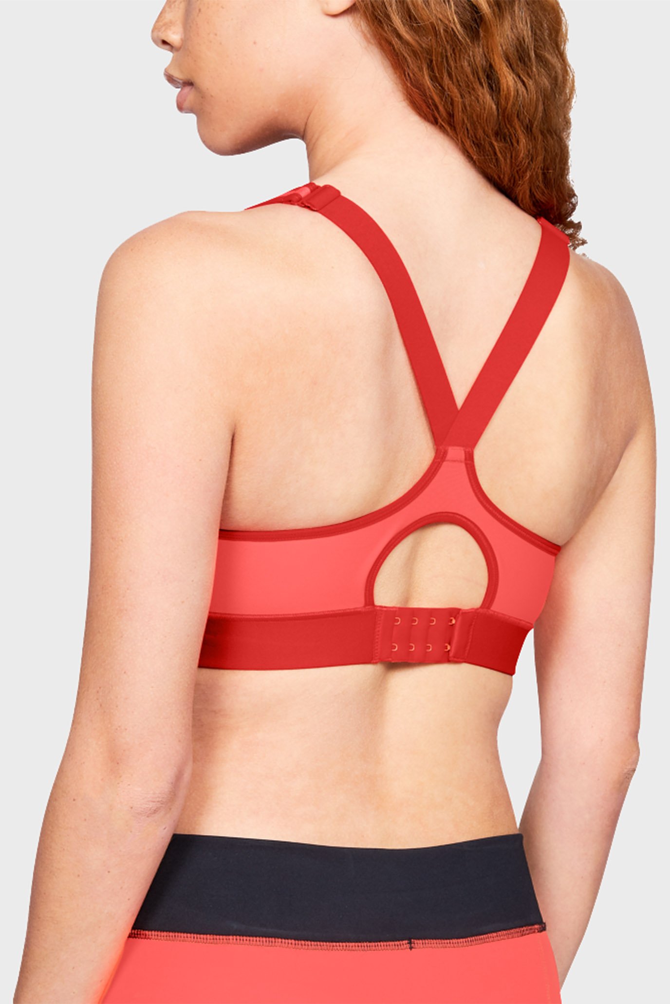 Женский красный топ HeatGear Armour® High 4