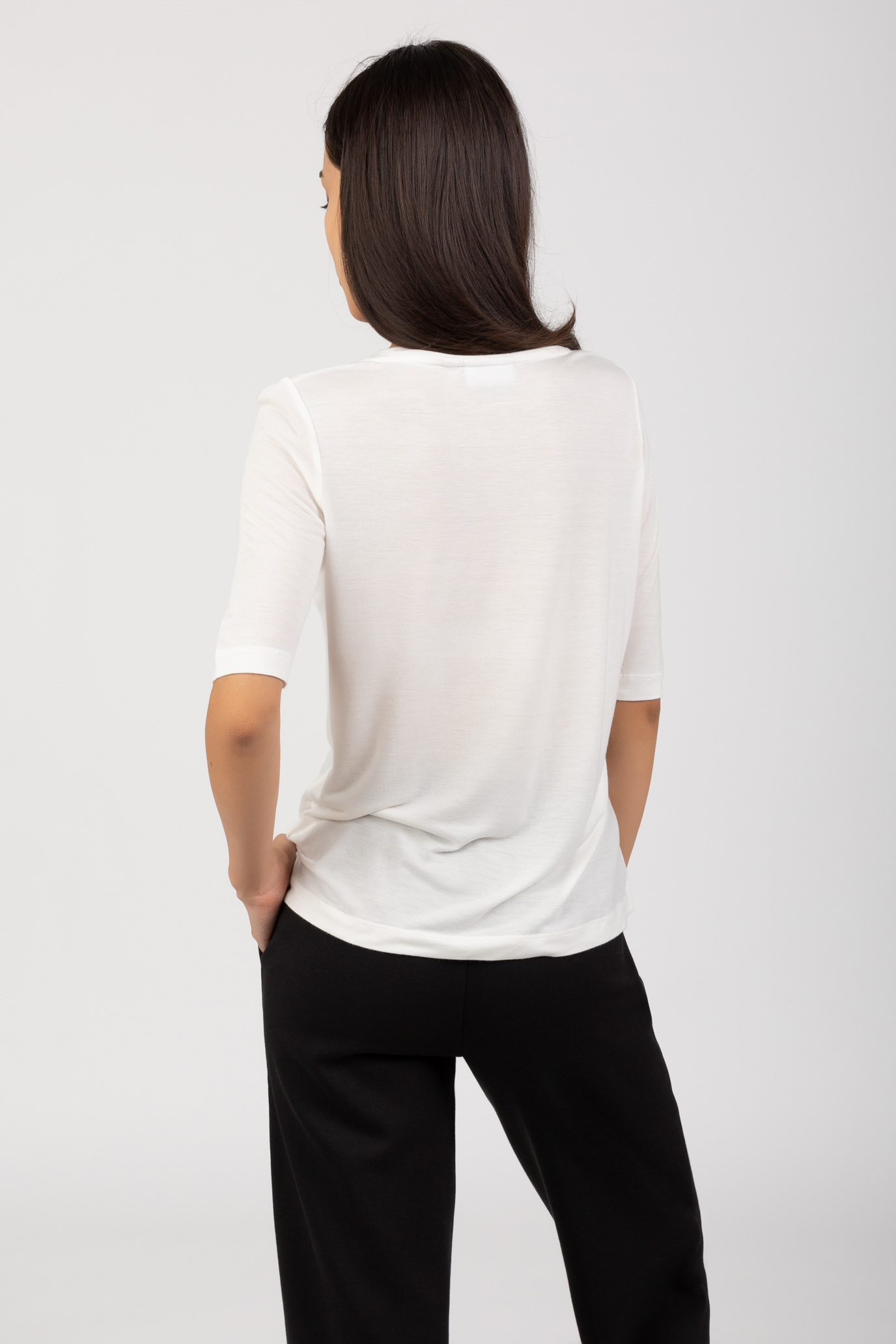 Футболка MODAL SILK RELAXED CREW NECK TEE 3