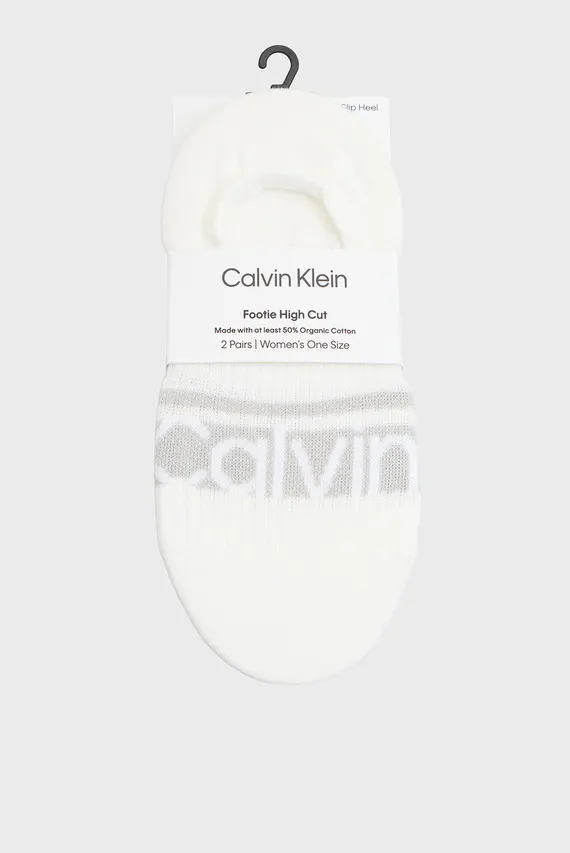 Следы CK WOMEN FOOTIE HC 2P LOGO STR Calvin Klein