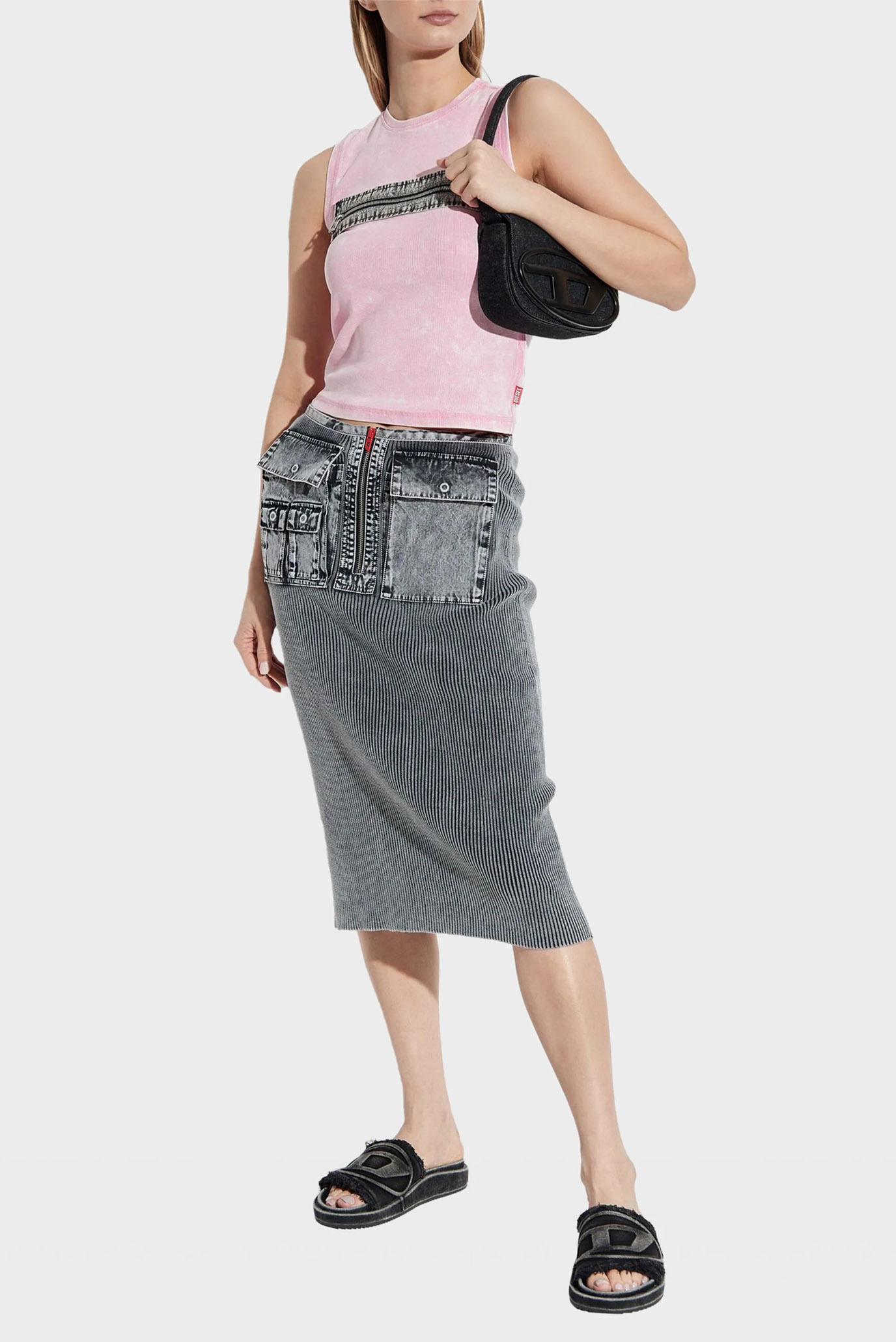 Женский розовый топ T-ARTEDDiesel Женский розовый топ T-ARTED 2