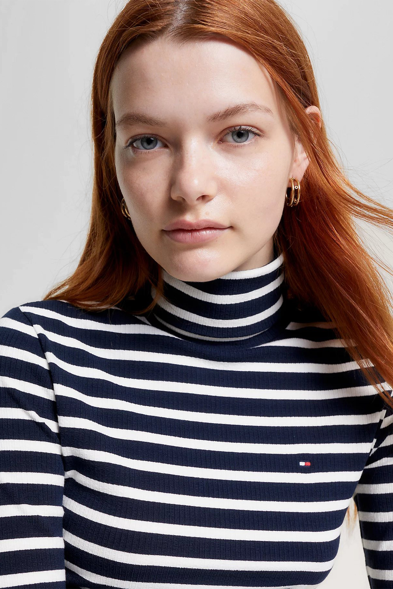 Лонгслив SLIM 5X2 RIB ROLL-NK LS 4