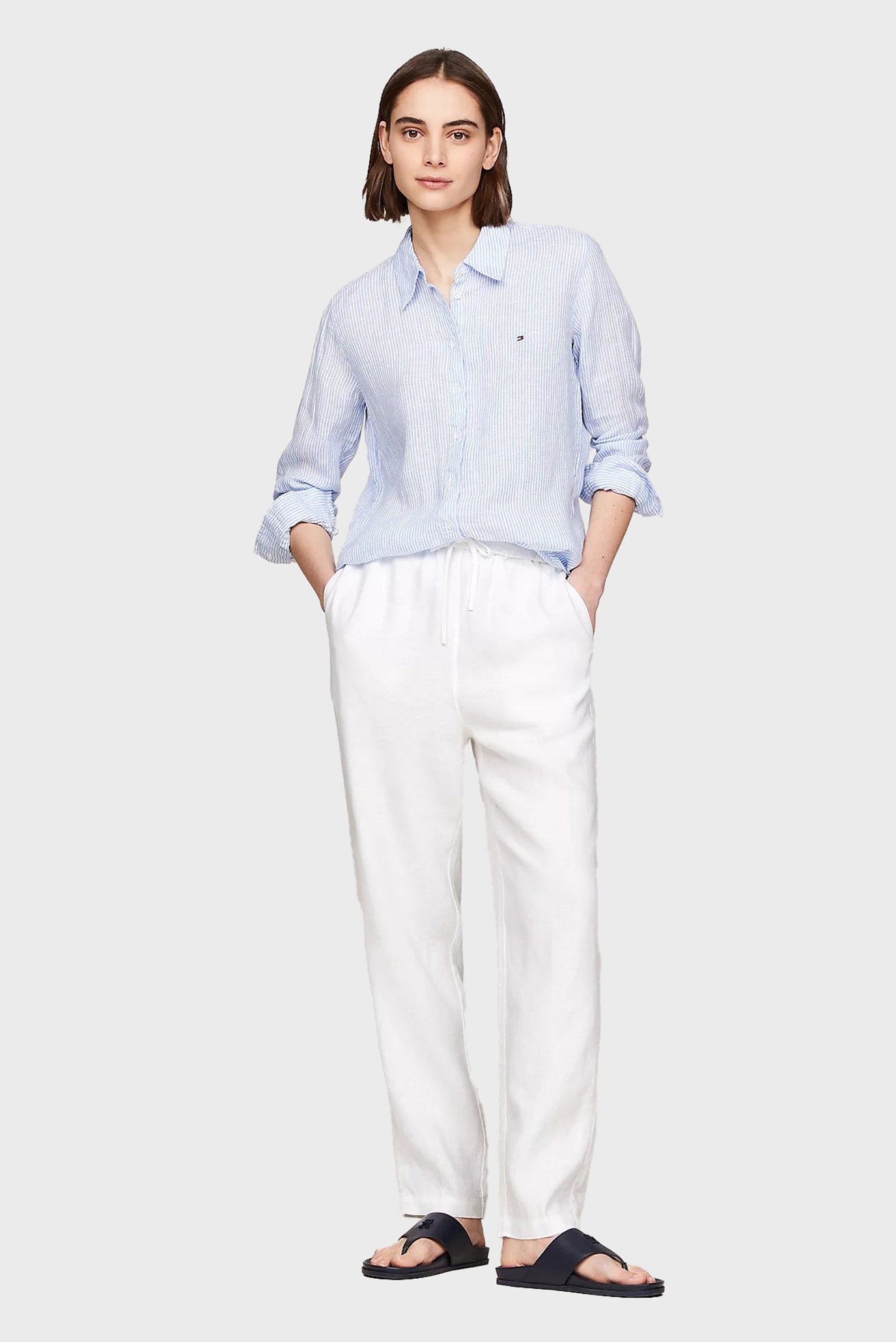 Штаны CASUAL LINEN TAPER PULL ON PANT 2