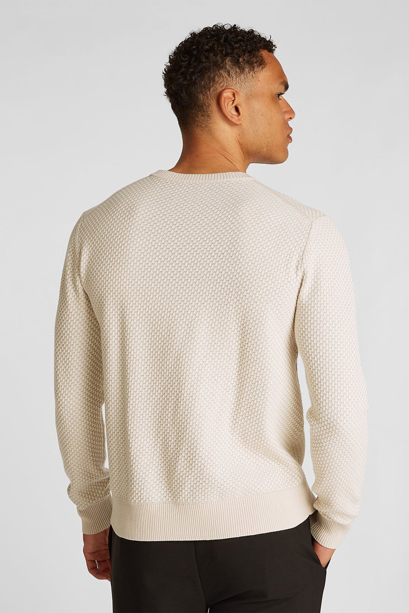 Свитшот TWO TONE HONEYCOMB MW SWEATERCalvin Klein Свитшот TWO TONE HONEYCOMB MW SWEATER 3