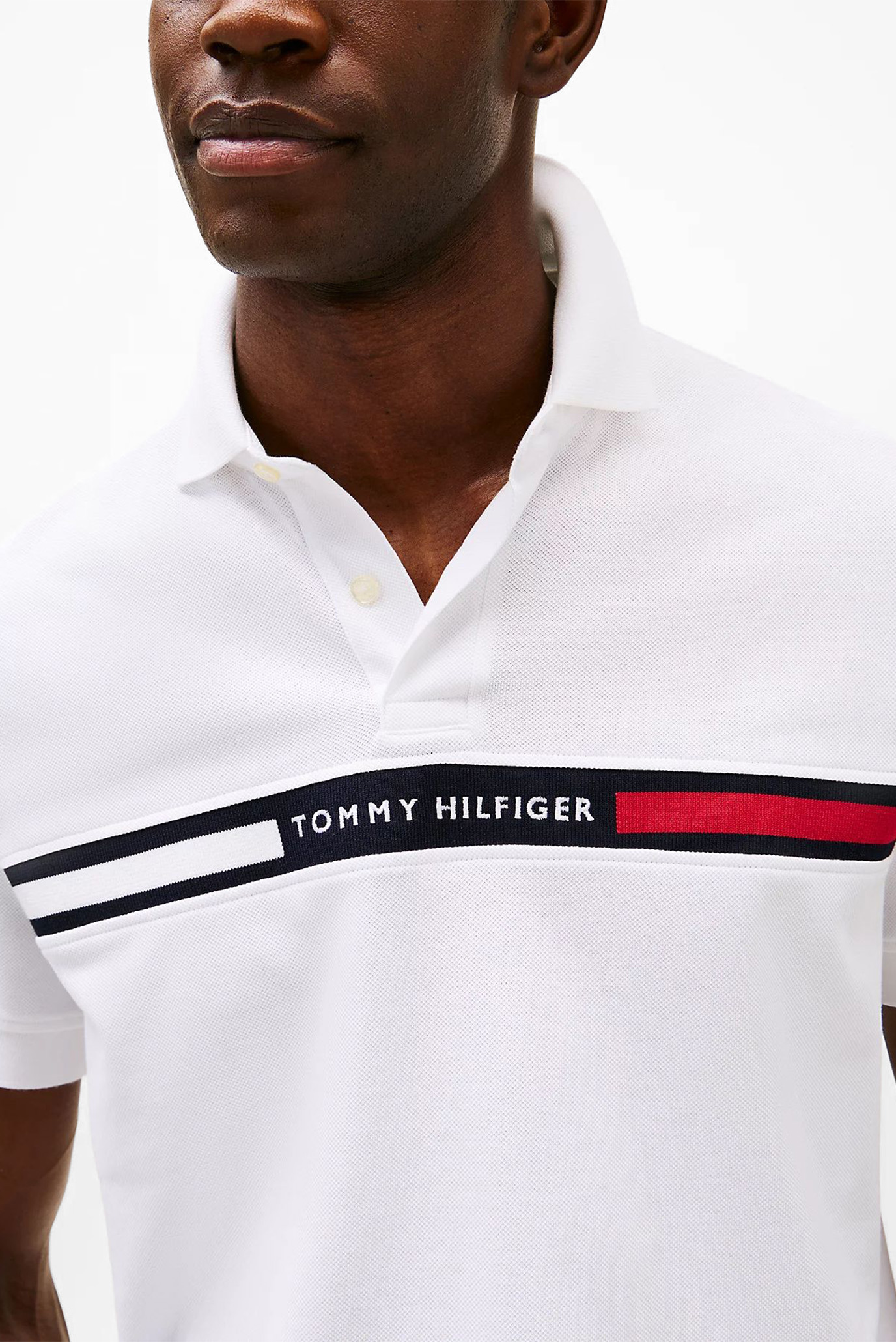 Поло HILFIGER CHEST INSERT REG POLO 4