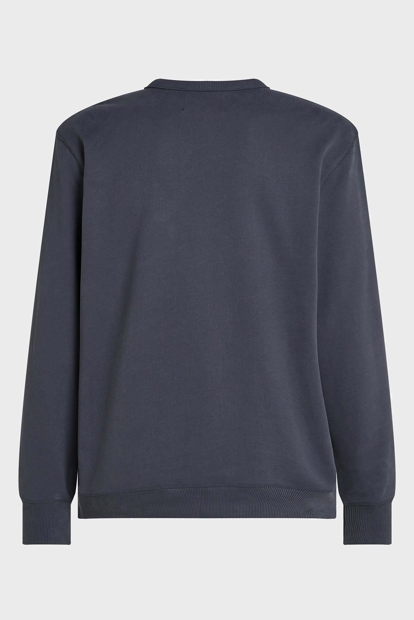 Мужской темно-синий свитшот WOVEN LABEL CREW NECK 2