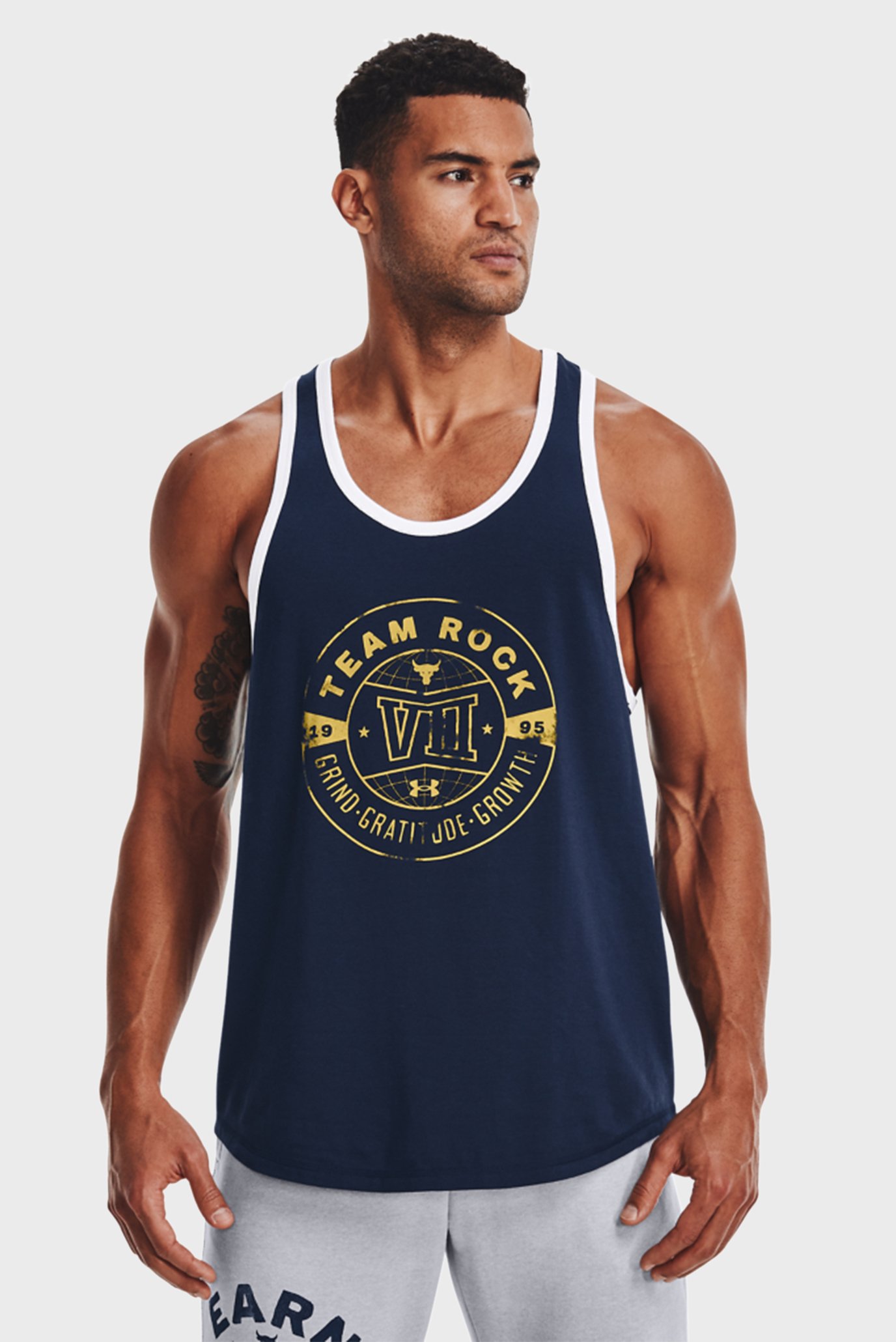 Мужская синяя майка Pjt Rock Team Rock Tank 9