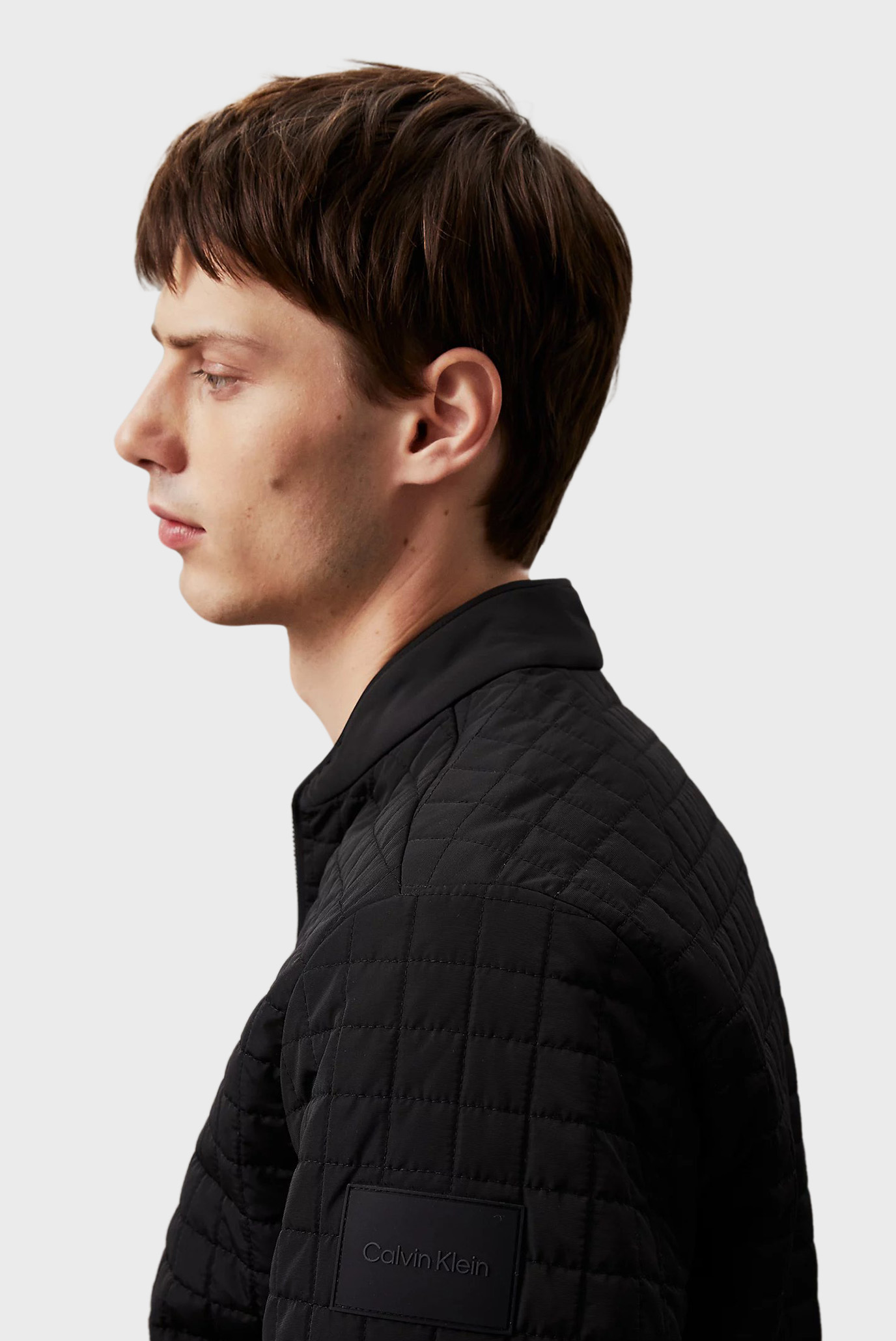 Мужской черный бомбер GRID QUILT BIKER SLW 5