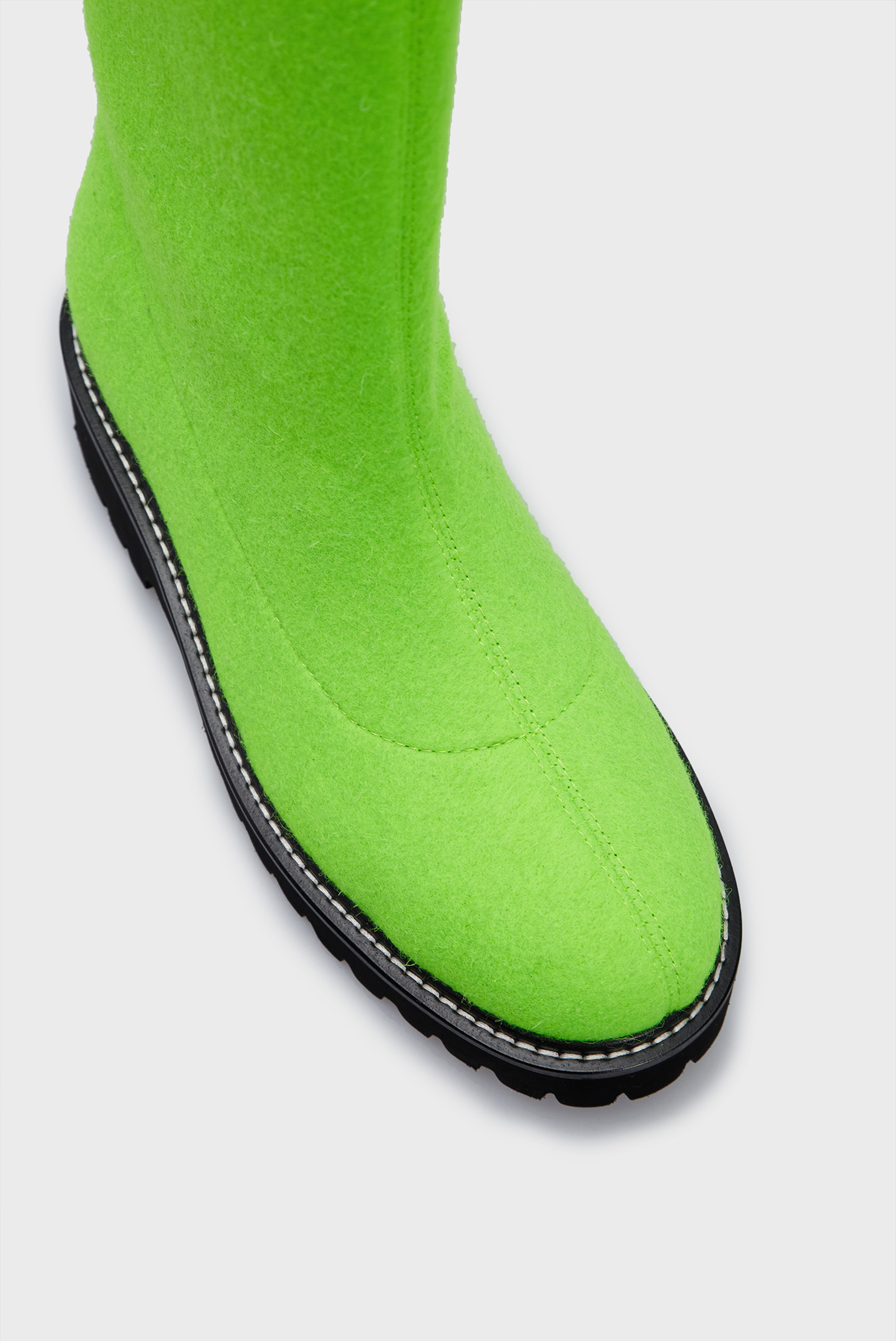Женские салатовые сапоги Alisa 9