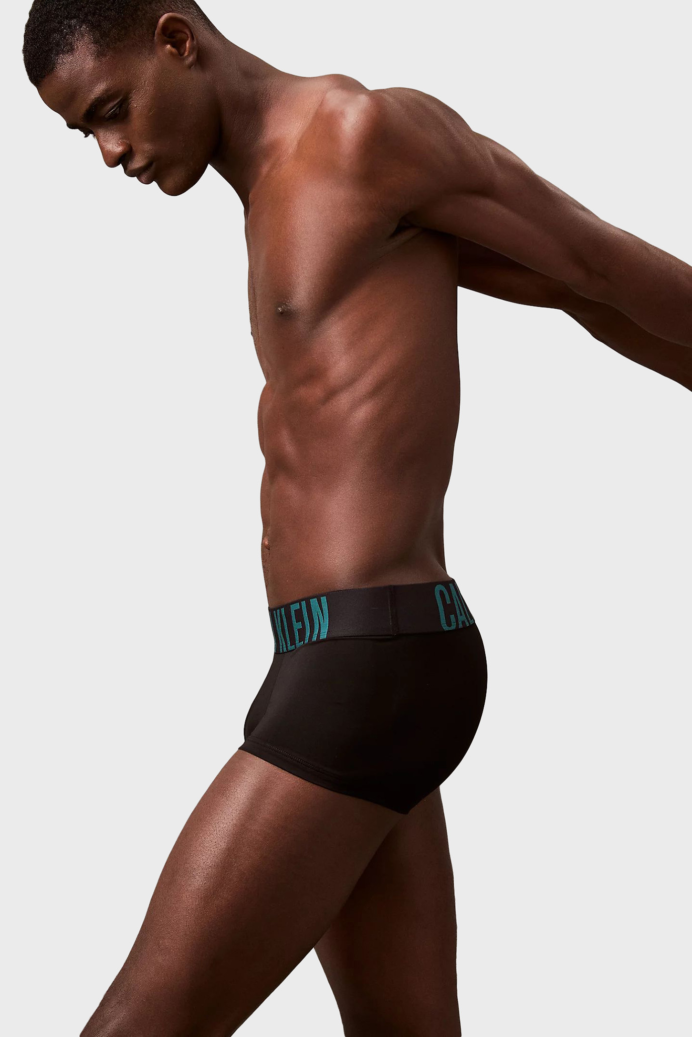 Мужские черные боксеры (3 шт) LOW RISE TRUNK 6