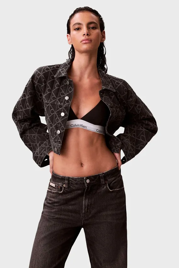 Куртка демисезонная ARTICULATED DENIM JACKET BLACK E Calvin Klein Jeans