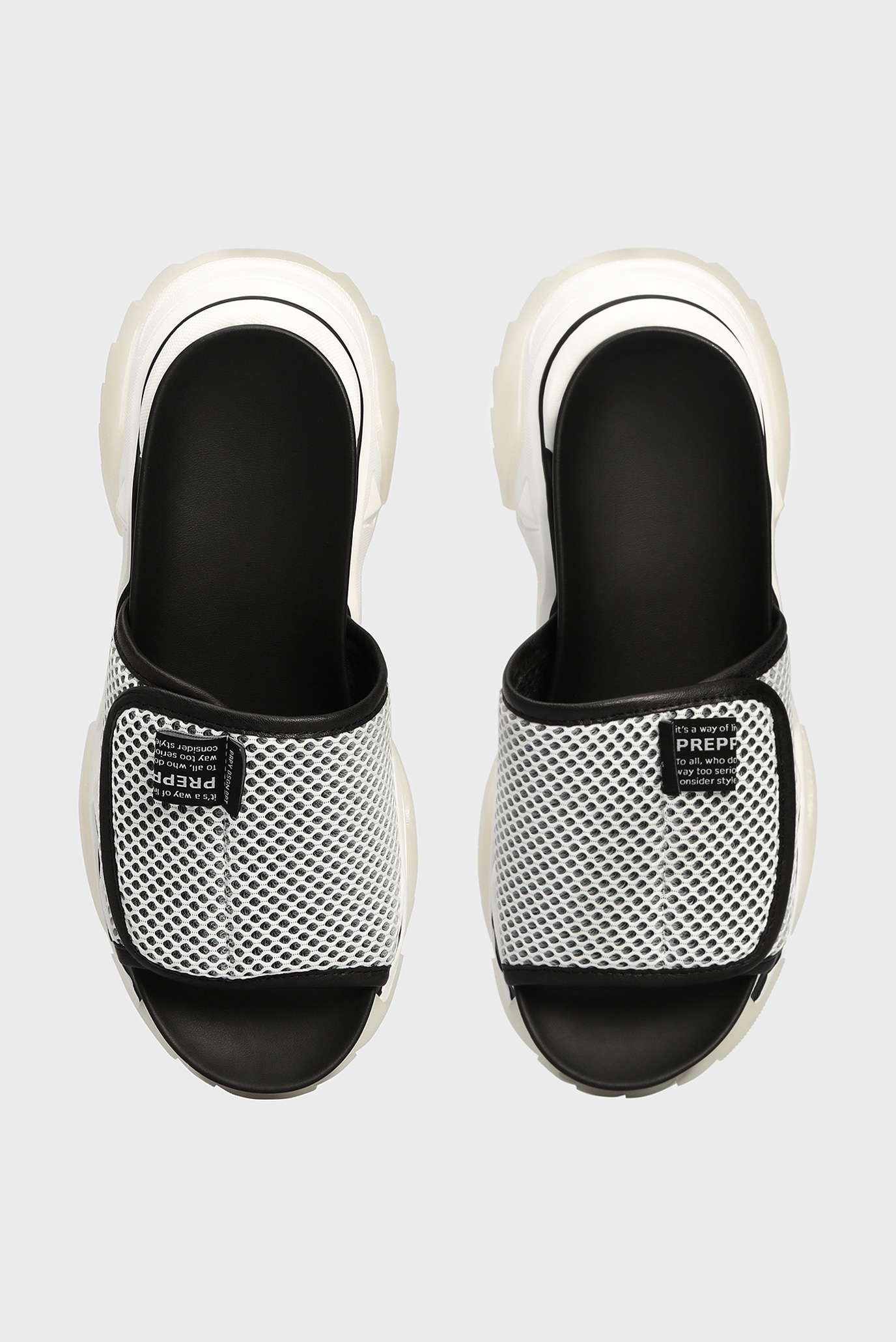 Женские белые слайдеры 11