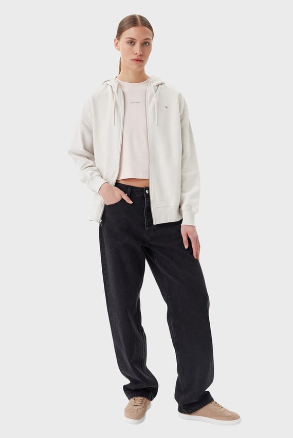 Реглан WOVEN LABEL ZIP-THROUGH