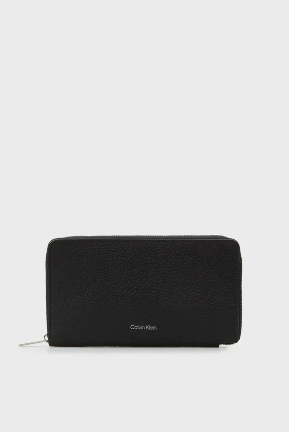 Кошелек/FOIL EMBOSS LONG ZIP FOLD Calvin Klein