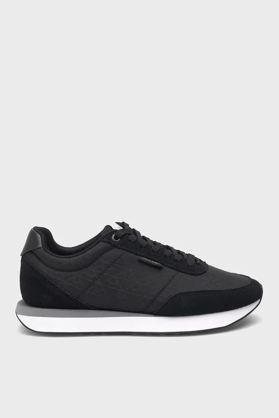 Кроссовки RETRO RUNNER LACE UP AOP NYL Calvin Klein