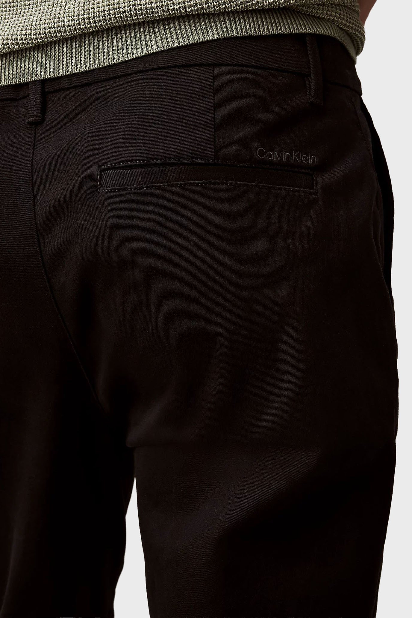 Штаны SLIM COTTON STRETCH CHINO TROUSECalvin Klein Штаны SLIM COTTON STRETCH CHINO TROUSE 5