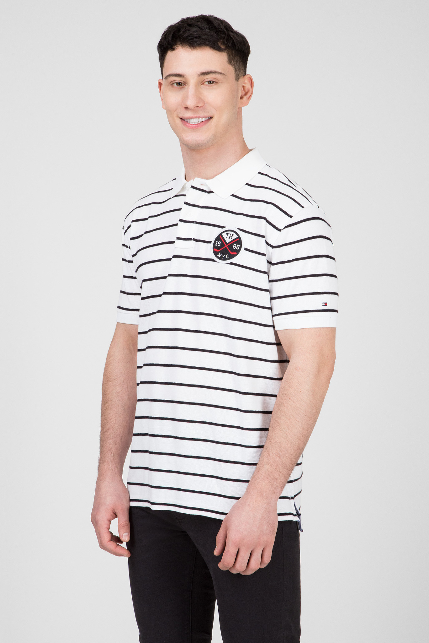 Мужское поло в полоску WCC TEXTURE STRIPE 2