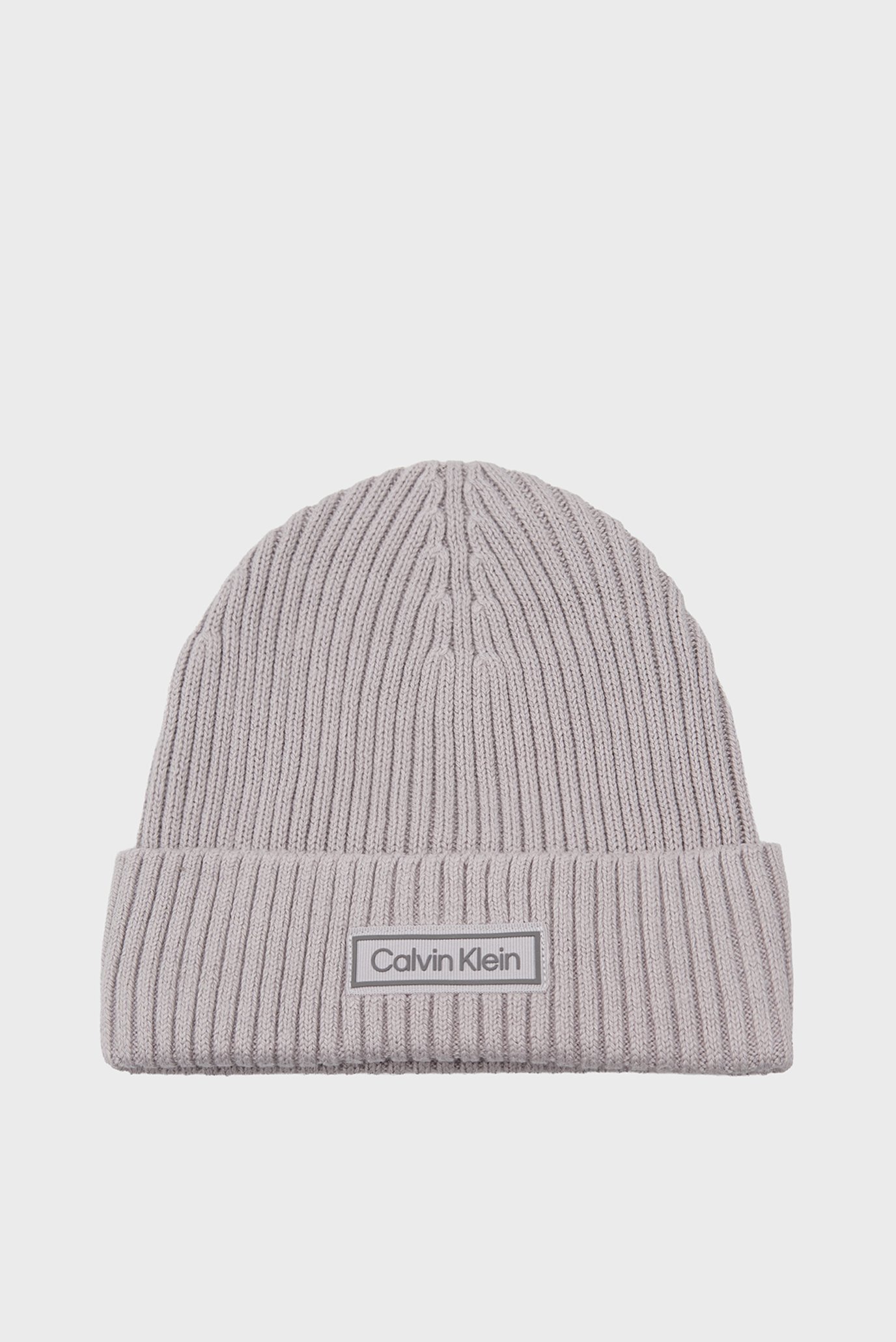 Шапка PATCH CHUNKY RIB COTTON BEANIE 1