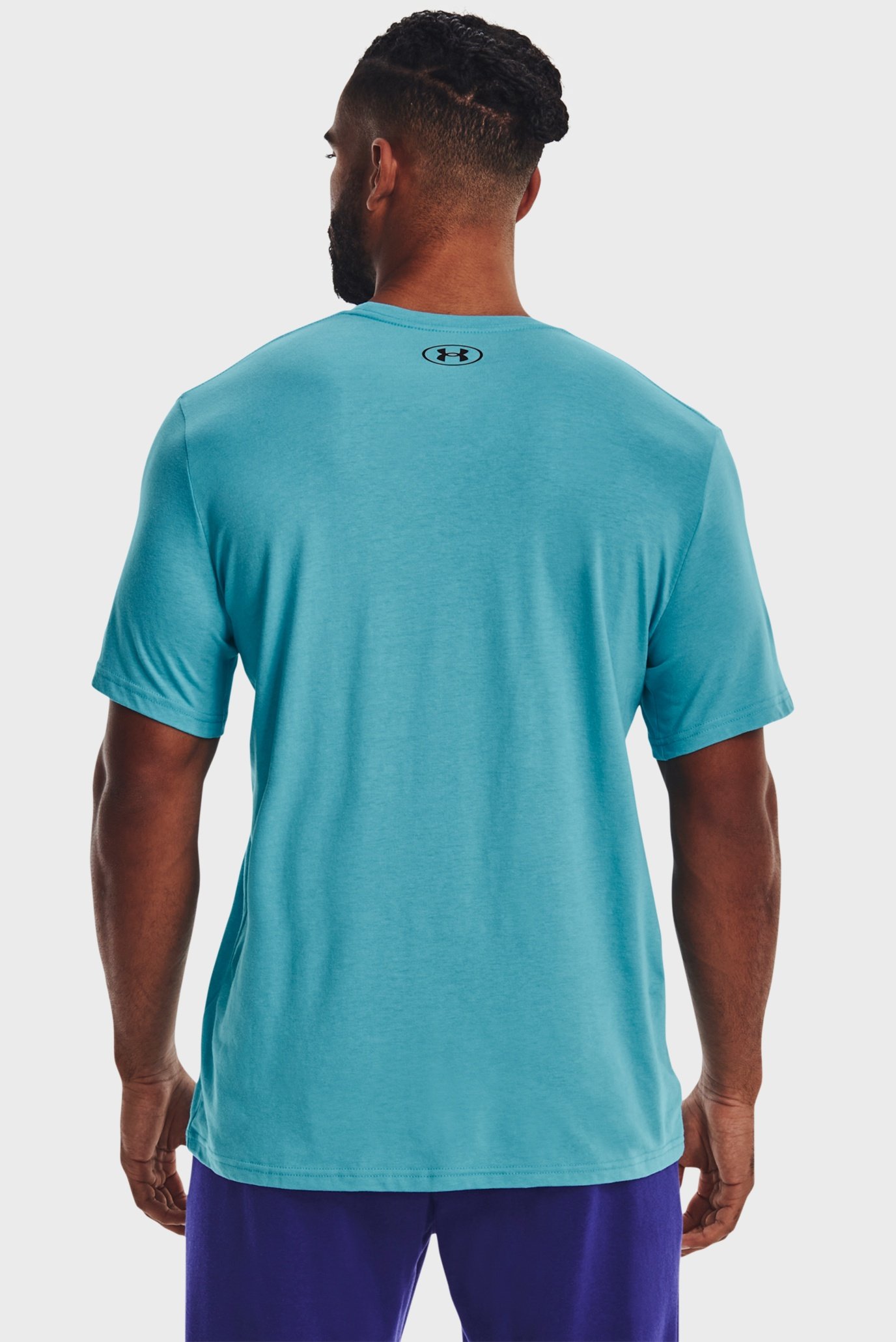 Мужская голубая футболка UA M SPORTSTYLE LC SS 9