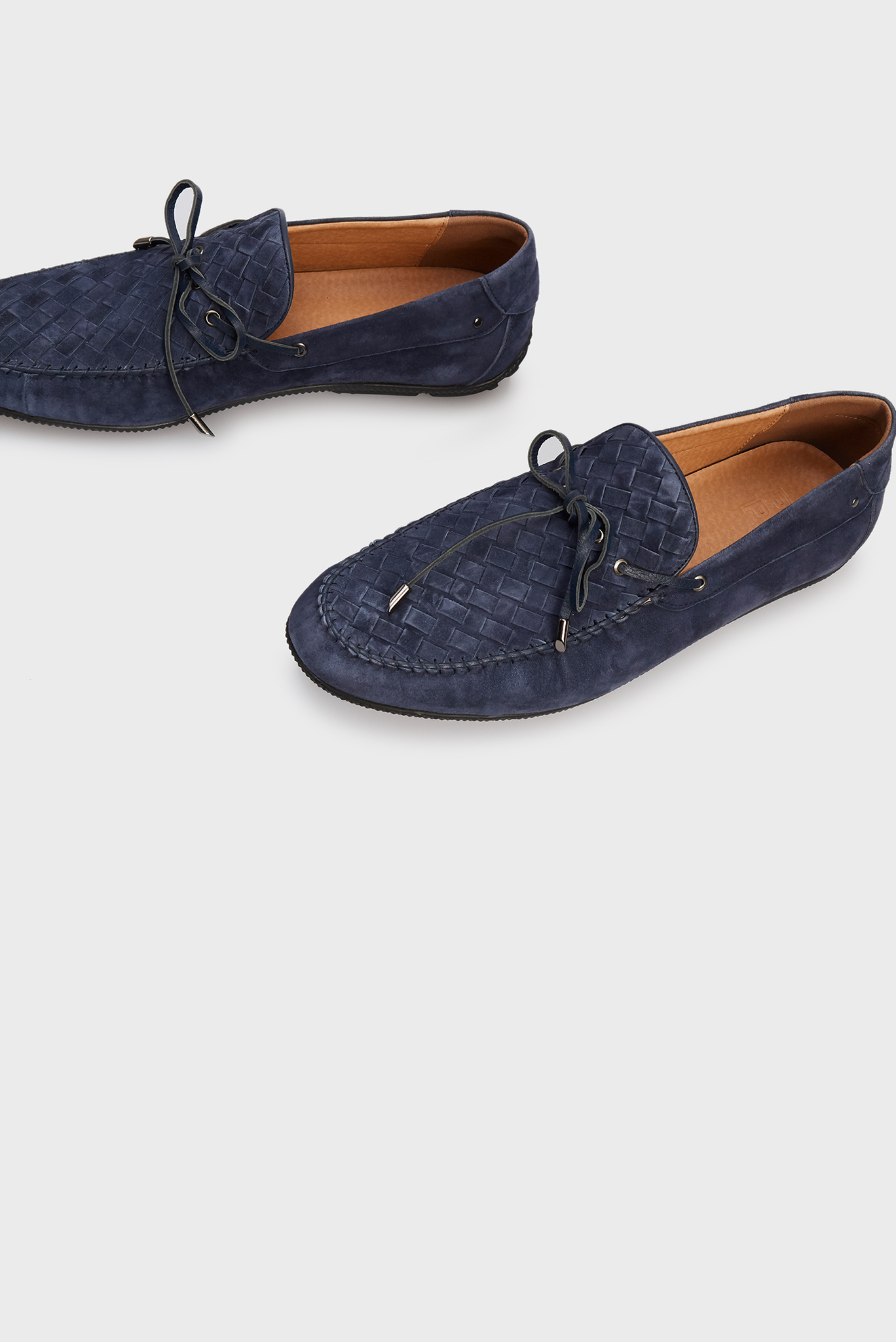 Мужские синие замшевые мокасины Alejandro 5