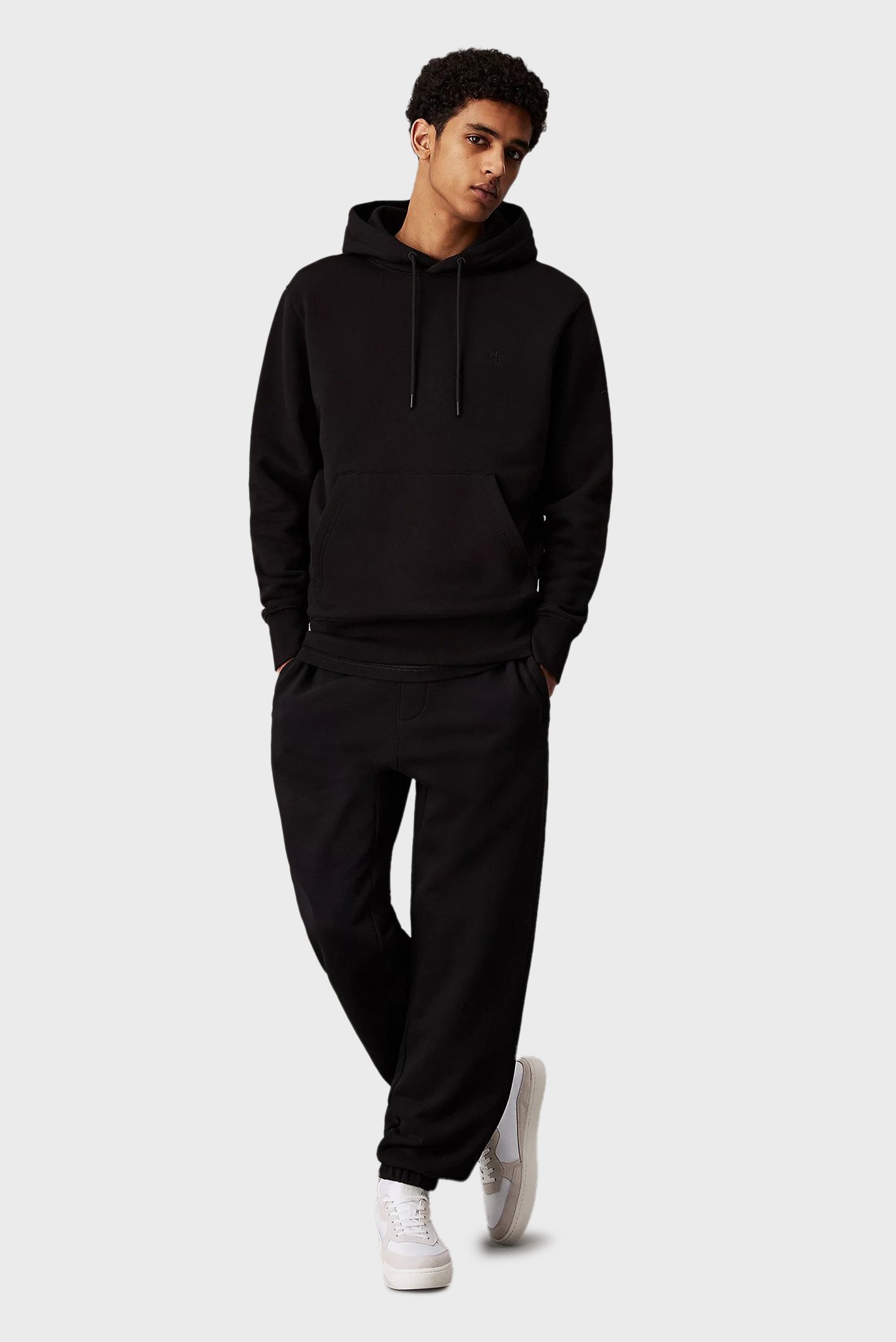 Мужское черное худи HEAVY TERRY 3