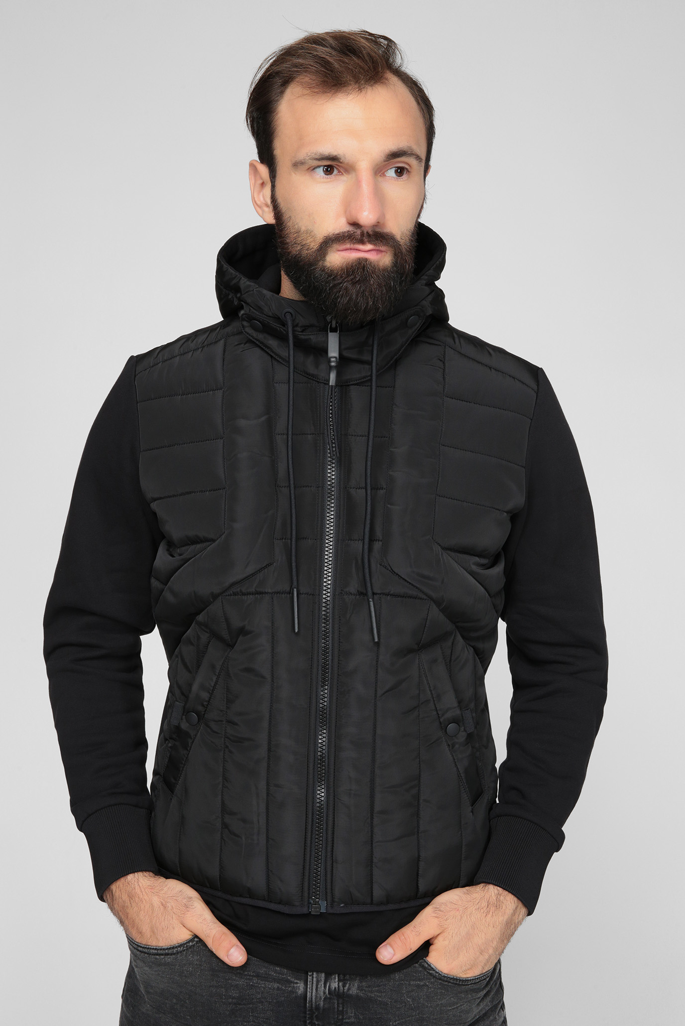 Мужская черная куртка J-LINES 7