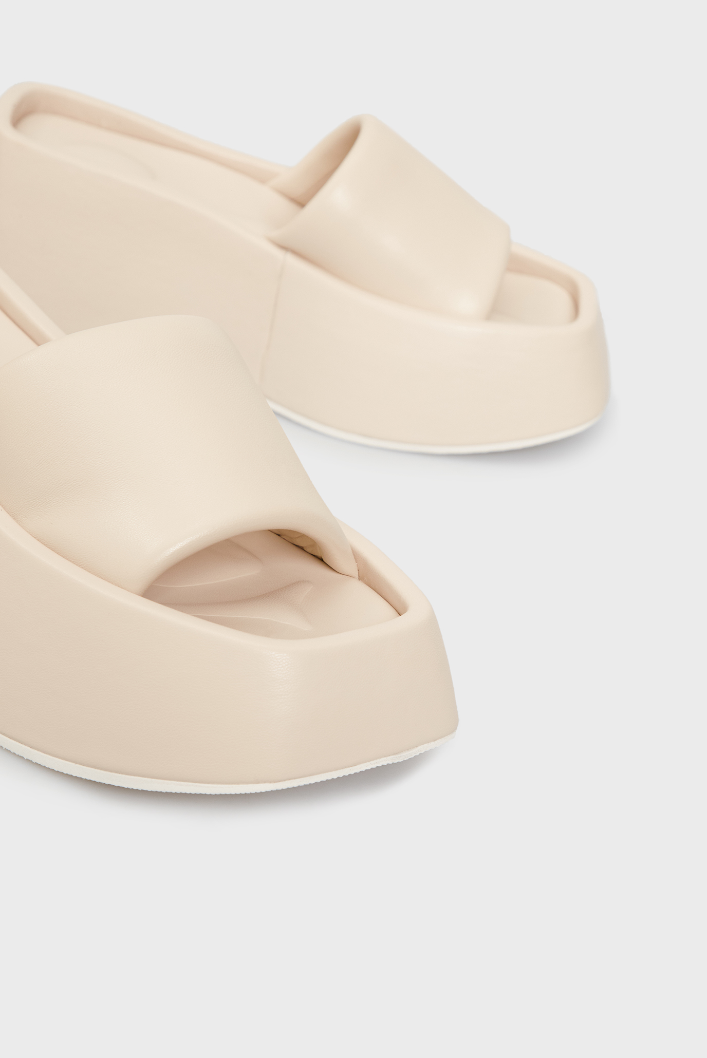 Женские белые кожаные мюли LexiPRPY Женские белые кожаные мюли Lexi 9