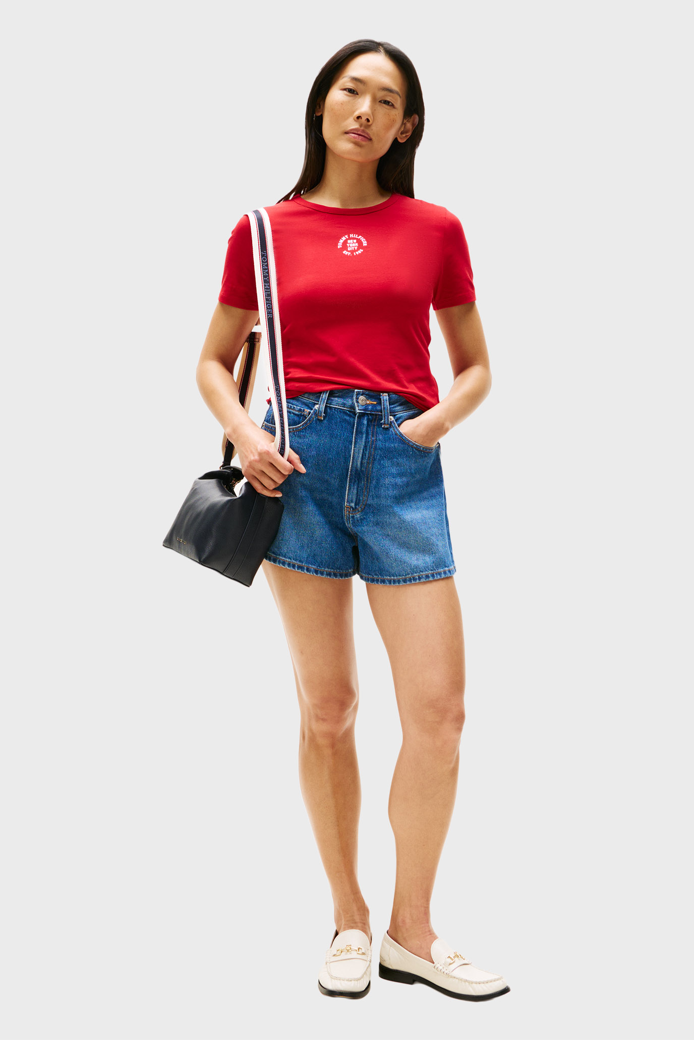 Футболка/STAMP LOGO SLIM C-NK SS TEETommy Hilfiger Футболка/STAMP LOGO SLIM C-NK SS TEE 2