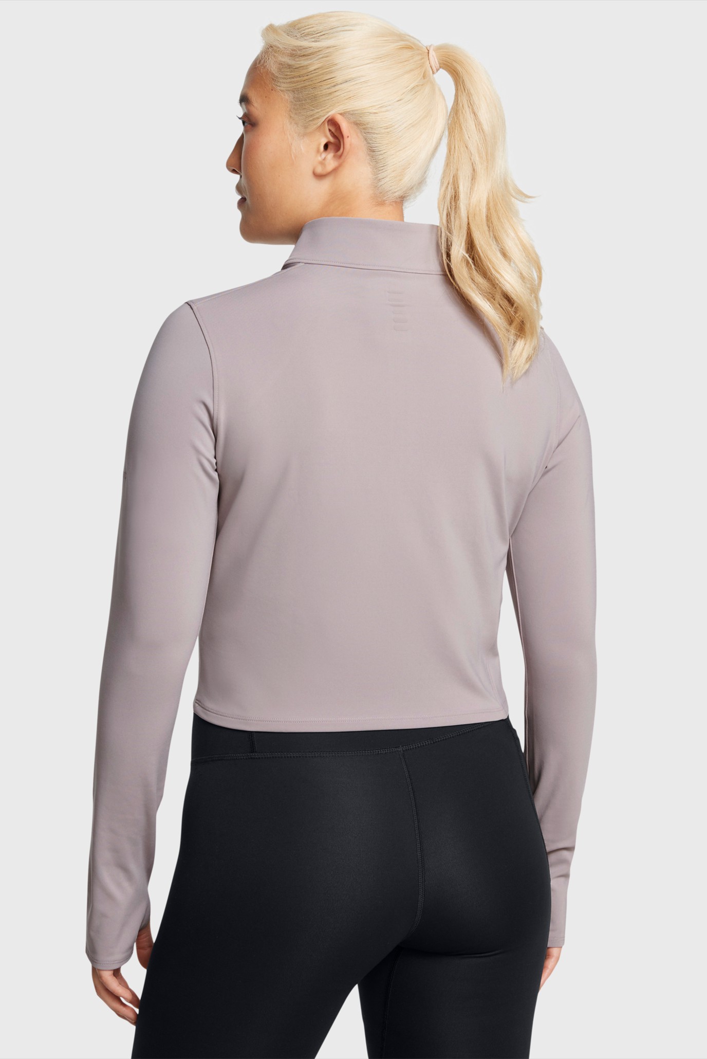 Женская пудровая спортивная кофта UA Launch Elite Half Zip 2