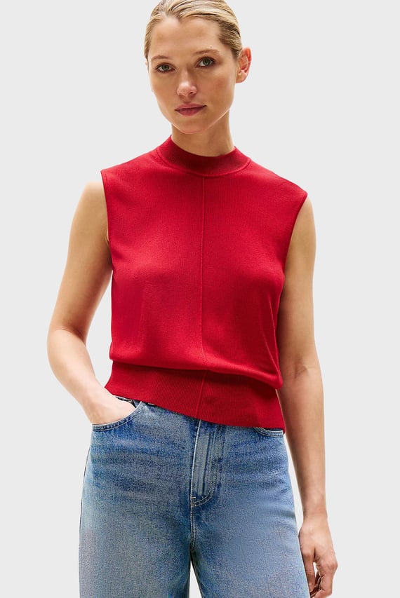 Топ/LYOCELL SILK MOCK SL SWT TOP