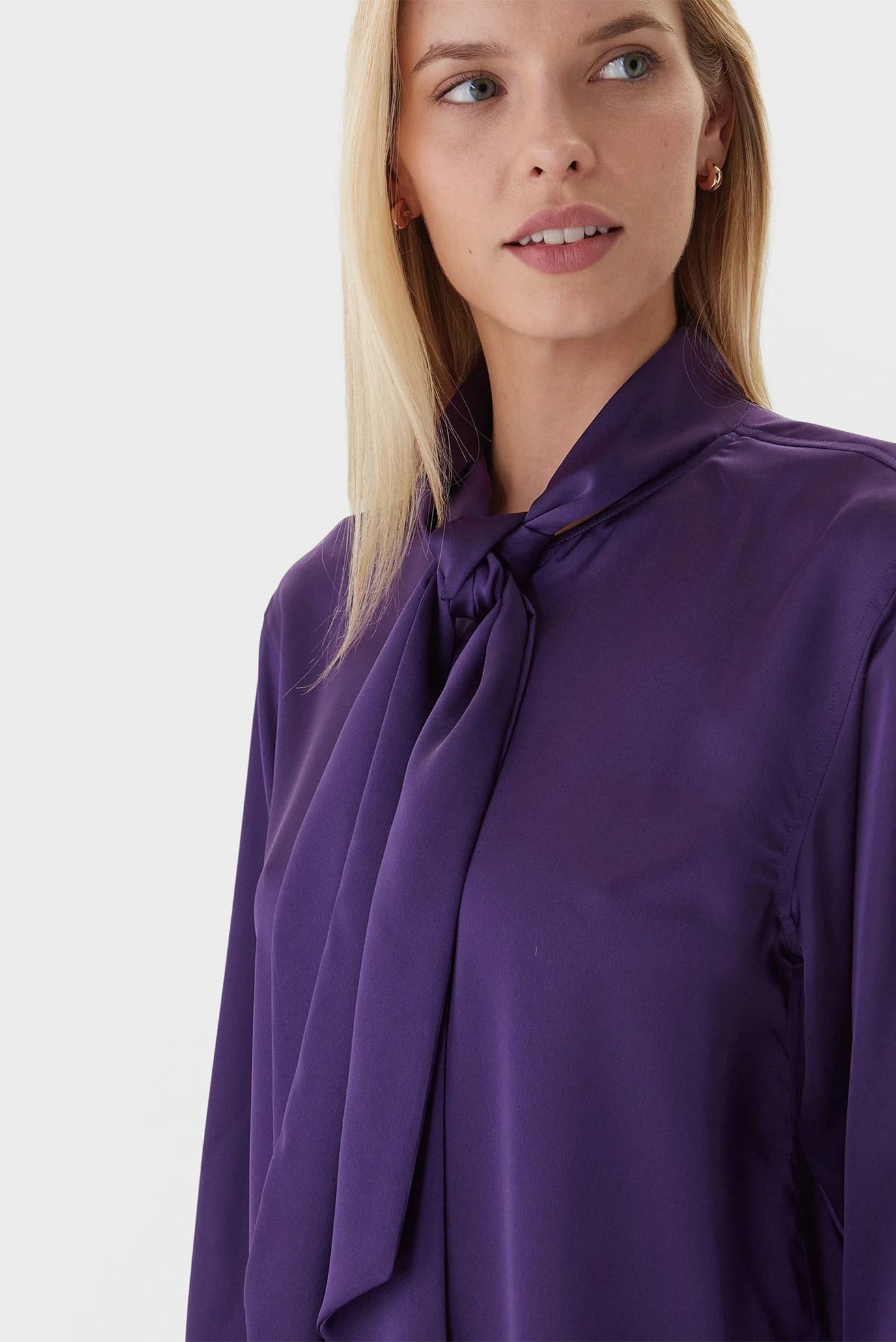 Рубашка Satin Shirt w Scarf 4